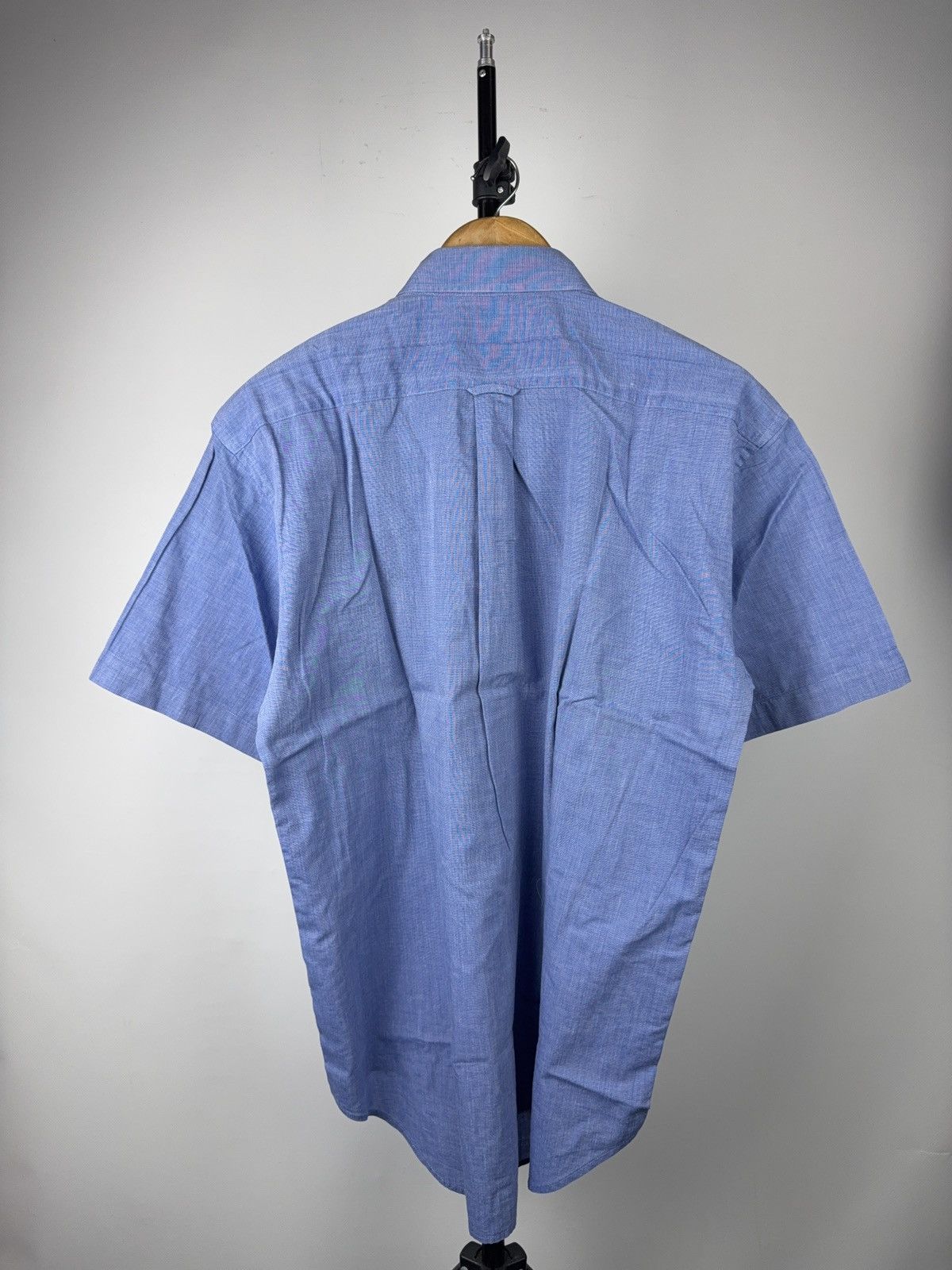 Polo Ralph Lauren 90s Vintage Polo Ralph Lauren Button Short Down Shirt Blue Size US L / EU 52-54 / 3 - 11 Thumbnail