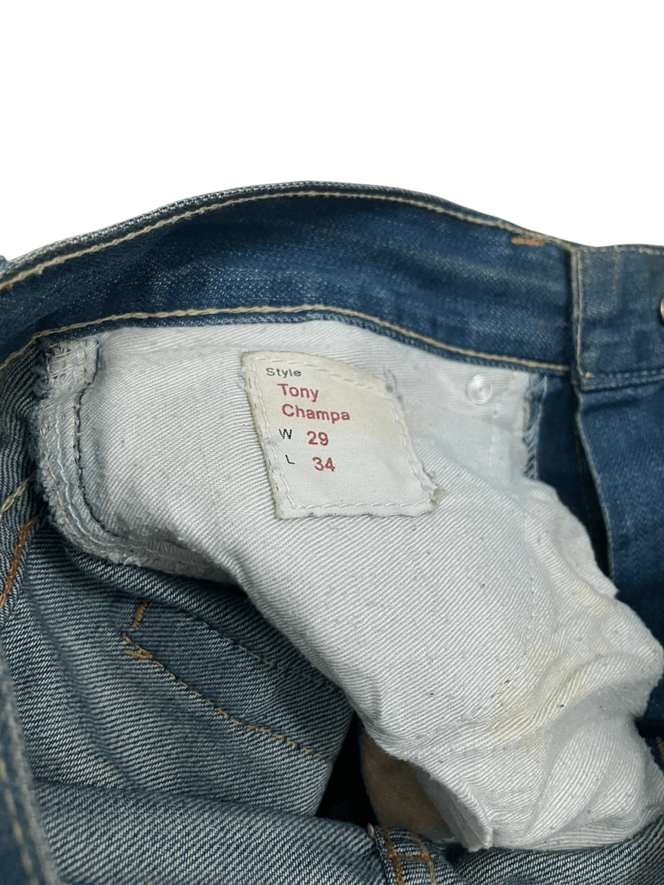Energie × Japanese Brand 💥Flared Energie Worn Out & Distressed Style Denim 💥 Size US 30 / EU 46 - 8 Thumbnail