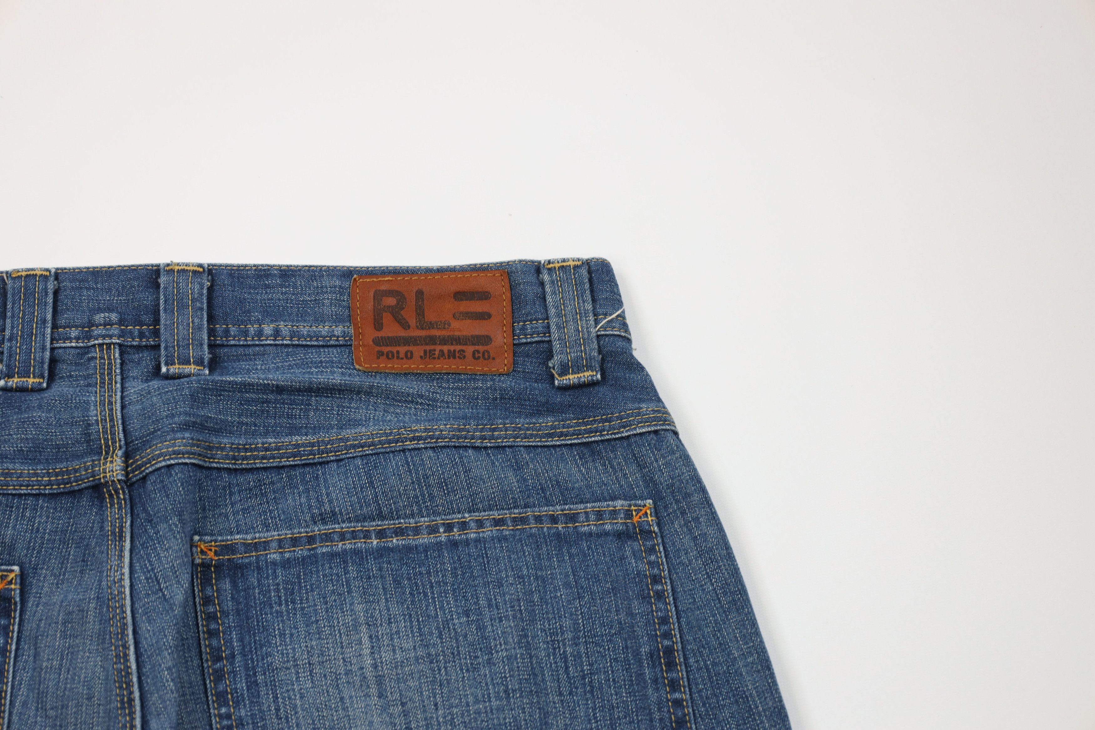 Ralph Lauren Vintage 90s Ralph Lauren Loose Wide Leg Dungaree Denim Jeans Size US 34 / EU 50 - 11 Thumbnail