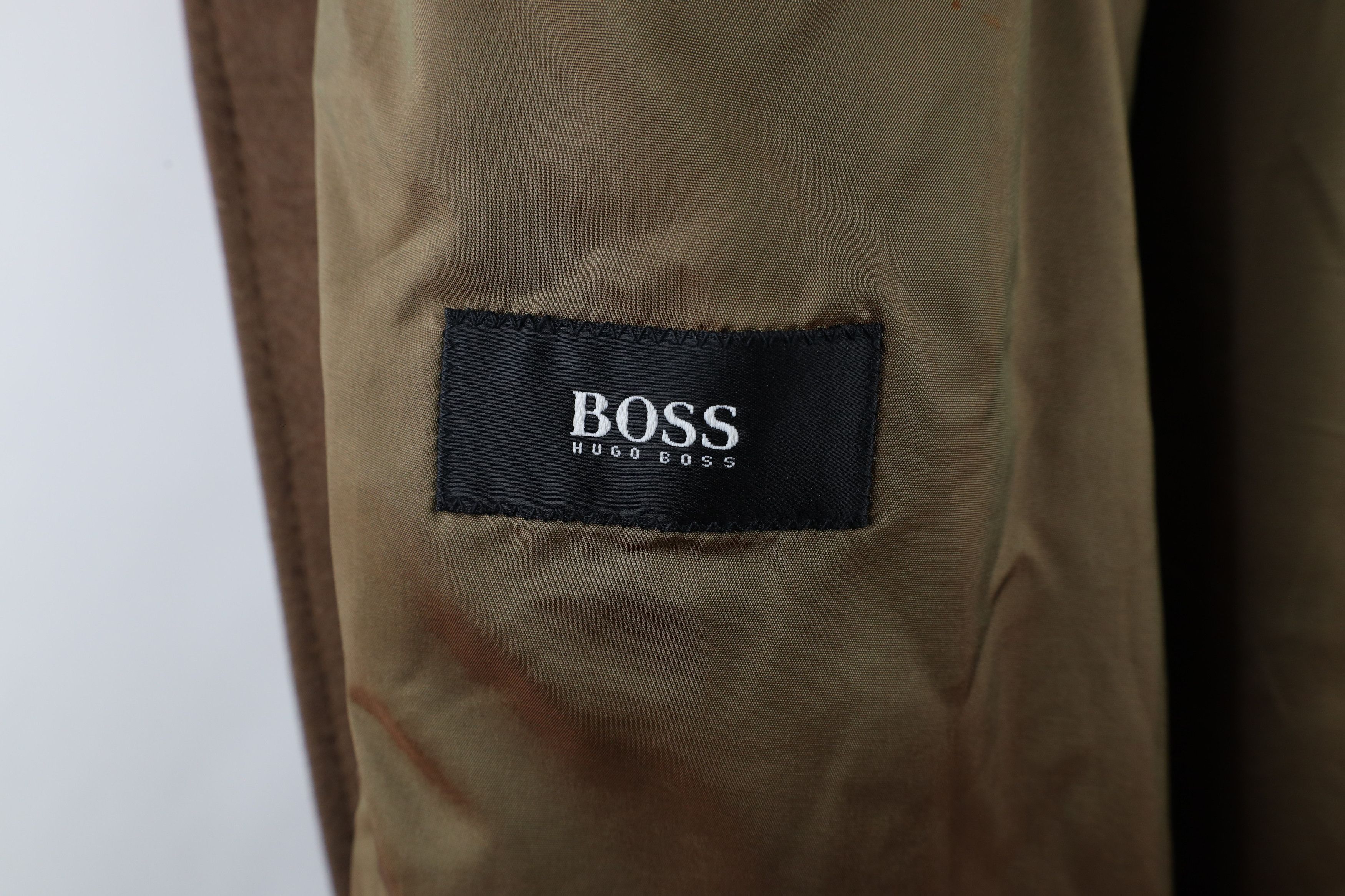 Hugo Boss × Vintage Vintage Hugo Boss Angora Blend Full Length Overcoat Jacket Size US XXL / EU 58 / 5 - 8 Thumbnail