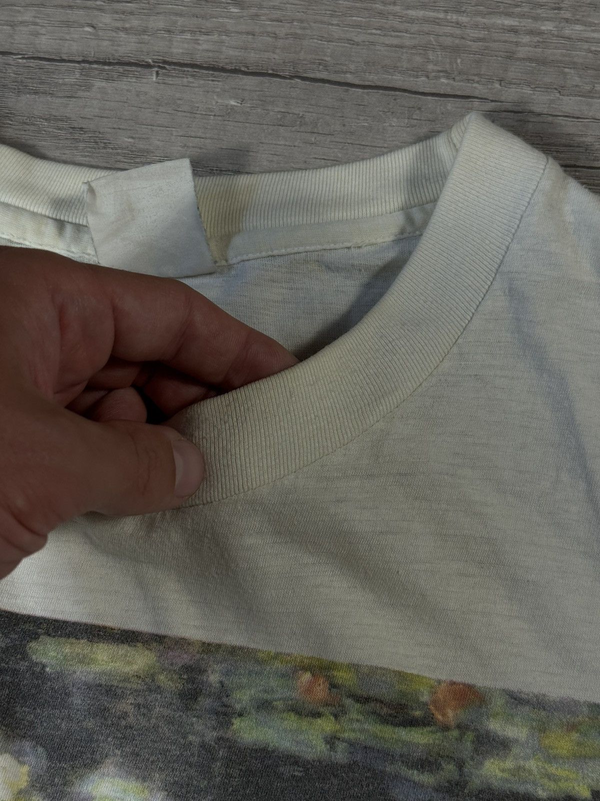 Vintage Claude Monet Les Nympheas Vintage Art Tee Size L Size US L / EU 52-54 / 3 - 9 Thumbnail