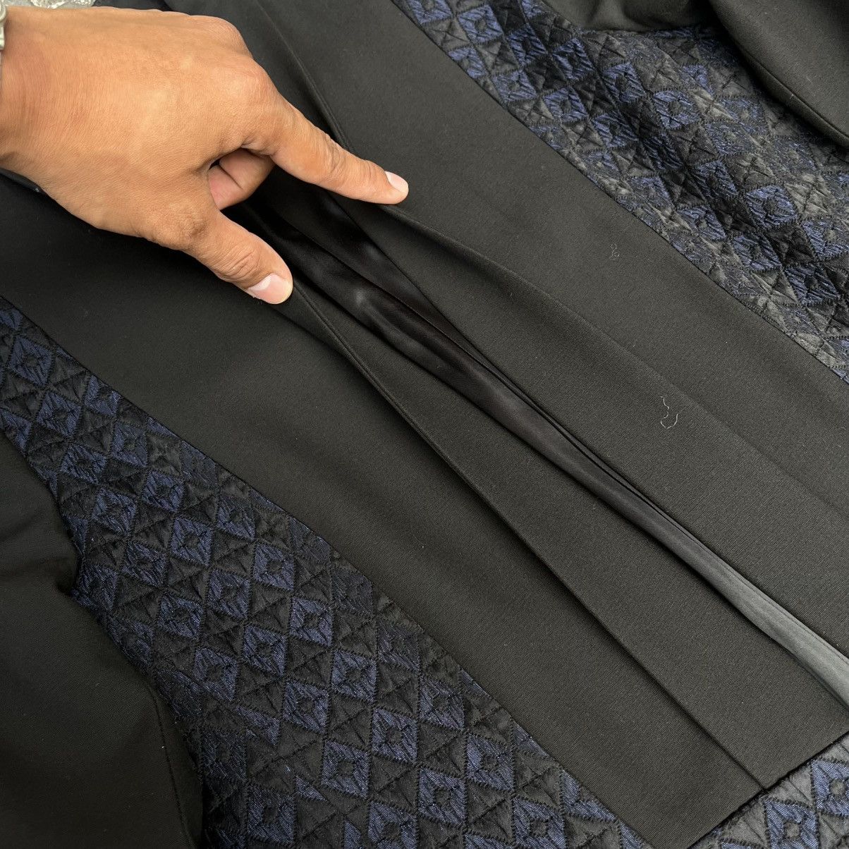 Sandro Sandro Geometric Panel Tuxedo Jacket Size XS / US 0-2 / IT 36-38 - 8 Thumbnail