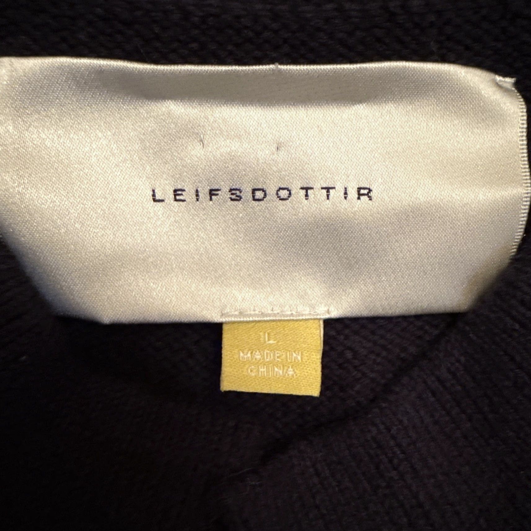 Anthropologie **Leofdottir Blue L Size Long Sleeve Ruffle Cardigan Sweater** User: Leofdottir Blue L Size Long Sleeve Ruffle Cardigan Sweater Size L / US 10 / IT 46 - 6 Thumbnail