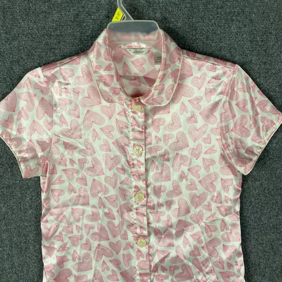 Other Adonna Sleep Top Women's Medium Hearts Short Sleeve M Size M / US 6-8 / IT 42-44 - 2 Thumbnail