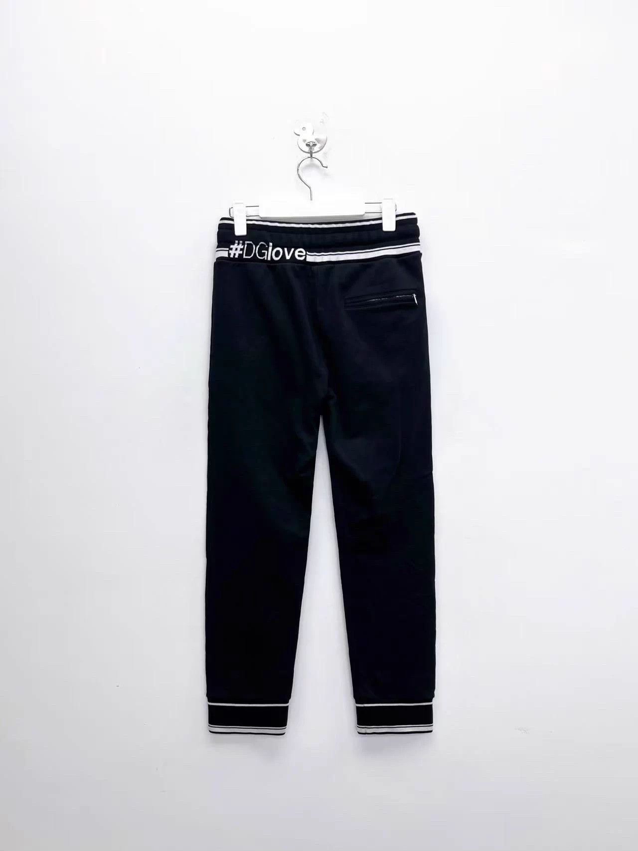 Dolce & Gabbana Dolce & Gabbana Black Floral Logo Track Pants 44 Size US 28 / EU 44 - 2 Thumbnail