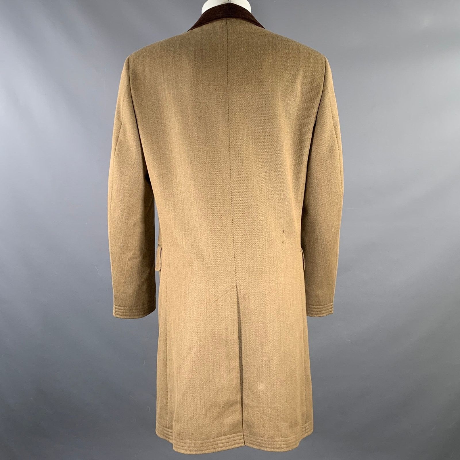 J. Peterman J. PETERMAN COMPANY Size M Tan Brown Twill Wool Evening Coat Size US M / EU 48-50 / 2 - 4 Thumbnail