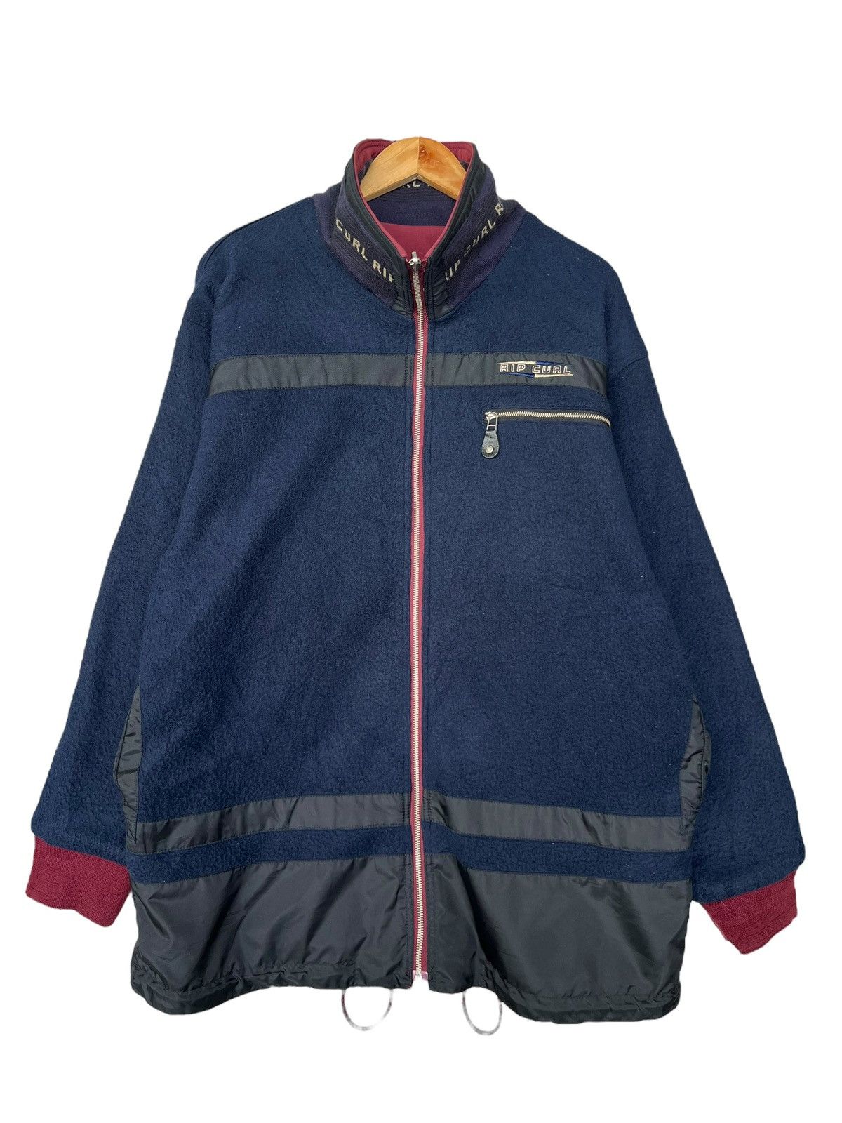 Ripcurl Rare🔥 Vintage 90s Ripcurl Embroidered Logo Reversible Jacket Size US XL / EU 56 / 4 - 4 Thumbnail