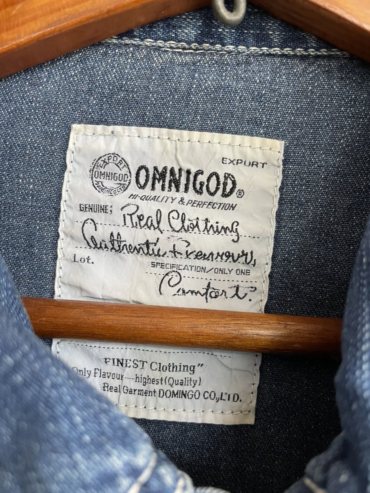 OMNIGOD Omnigod Japan Pullover inspired by WW2 Workwear Blue Indigo Size US S / EU 44-46 / 1 - 6 Thumbnail