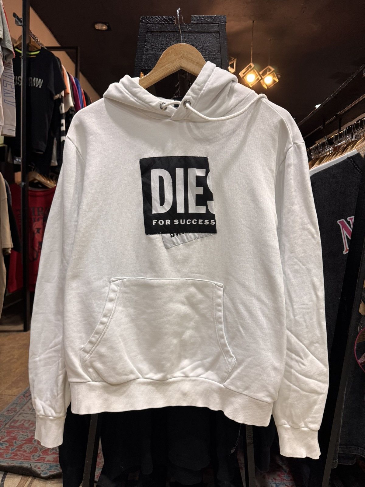 Diesel DIESEL PULLOVER HOODIE DIE S FOR SUCCSES PATCH DESIGN Size US L / EU 52-54 / 3 - 1 Thumbnail