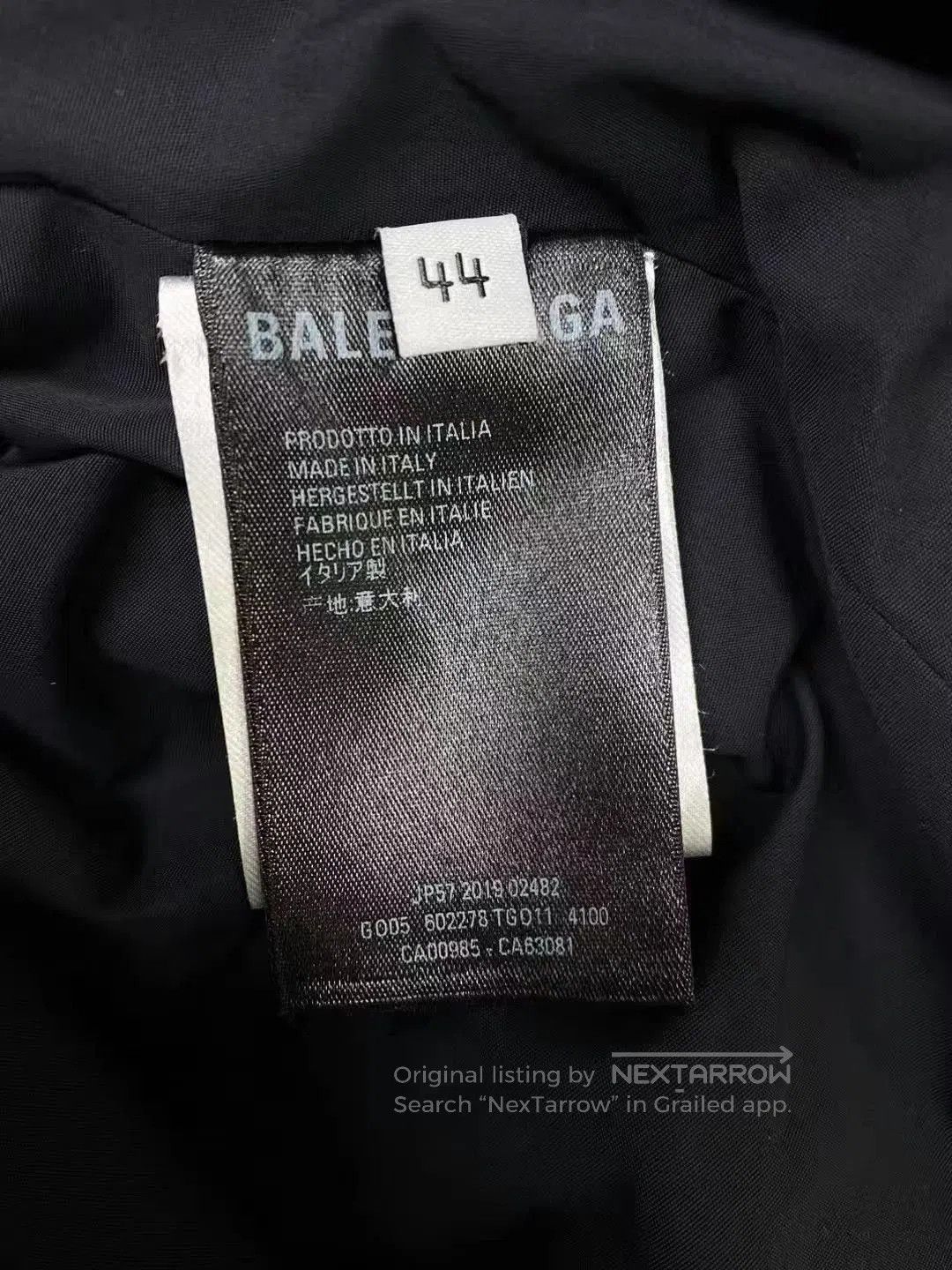 Balenciaga Black Zip-Up Light Jacket. Size US S / EU 44-46 / 1 - 7 Thumbnail