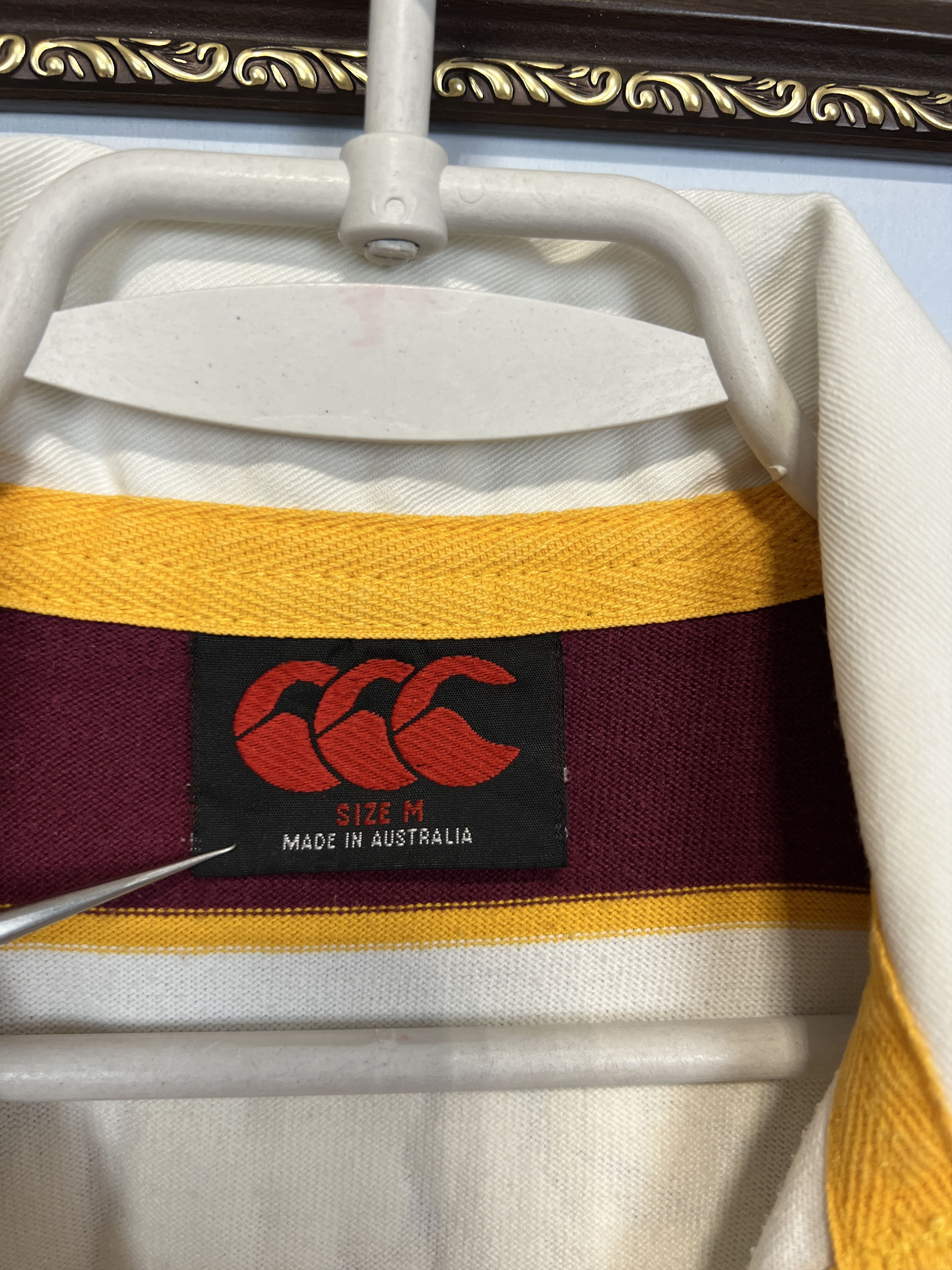 Vintage Queensland State of Origin Maroon Rugby Jersey Trikot Shirt Size US M / EU 48-50 / 2 - 8 Thumbnail