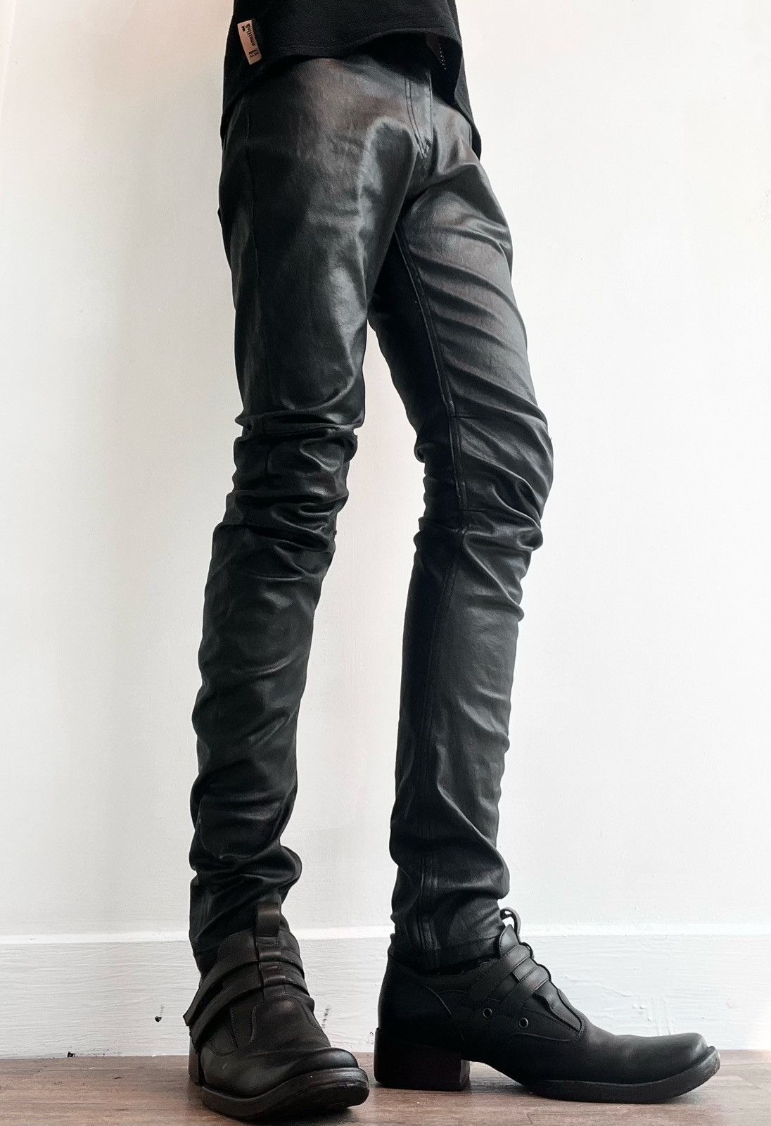 Japanese Brand 00s In The R Avant-Garde Wax Jeans Size US 30 / EU 46 - 1 Thumbnail