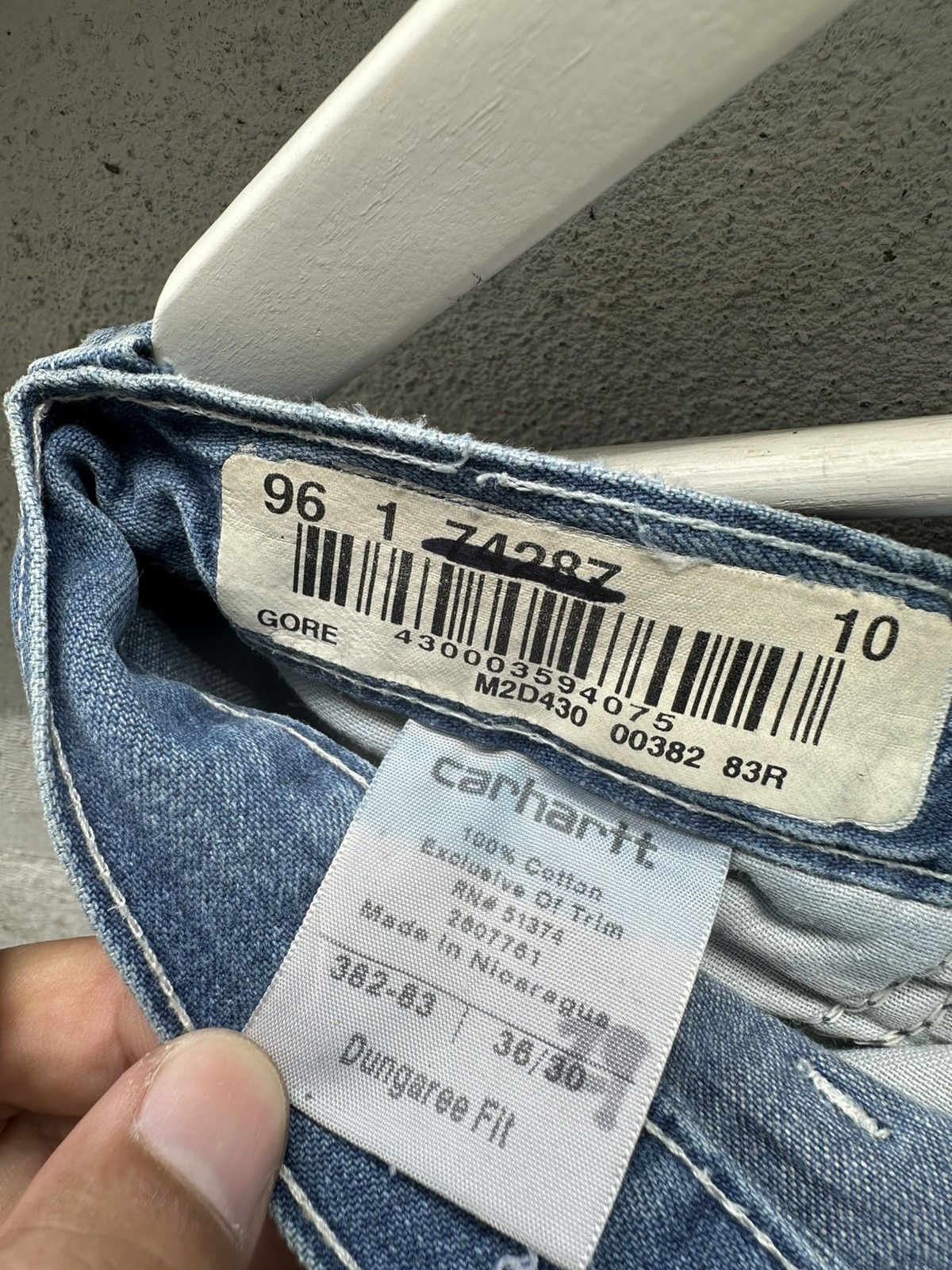 Carhartt × Vintage Vintage Carhartt Carpenter pants baggy BOSS01 Size US 38 / EU 54 - 11 Thumbnail