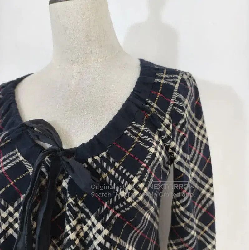 Burberry Burberry Spring Autumn Plaid Long Sleeve T-Shirt. Size M / US 6-8 / IT 42-44 - 3 Thumbnail
