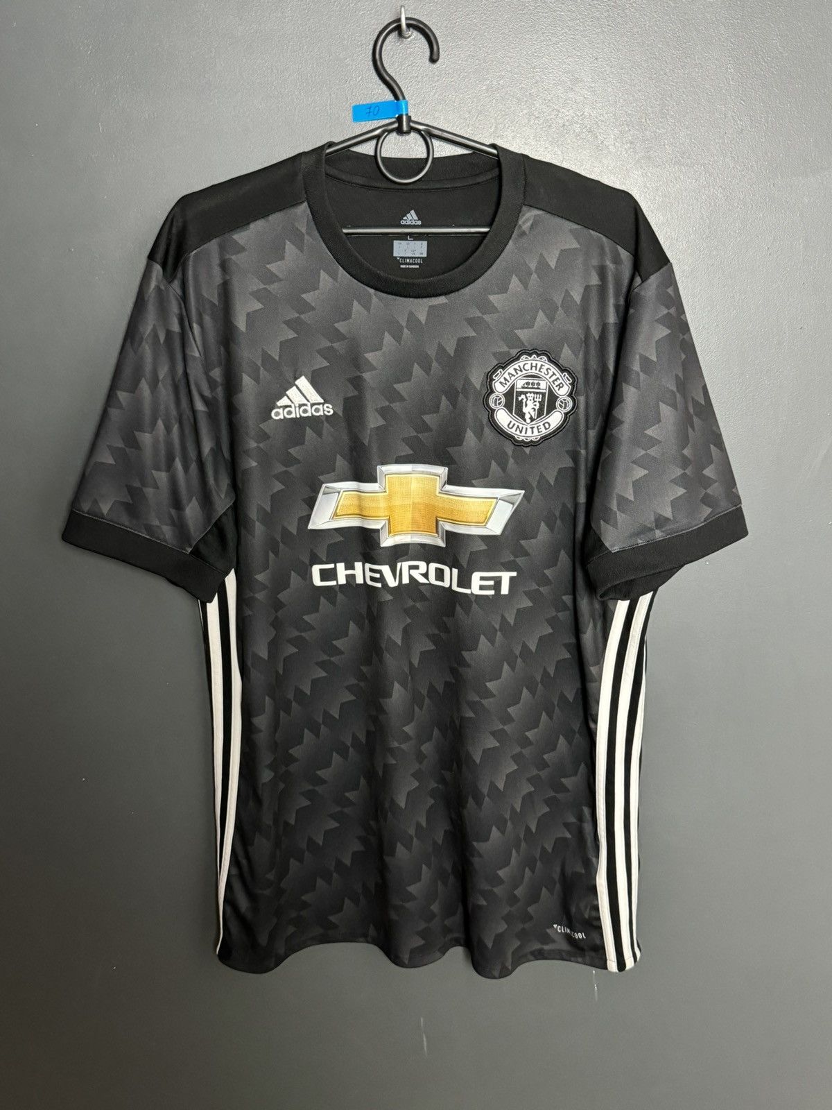 Adidas Manchester United 17/18 Away Football Jersey T-Shirt Size US L / EU 52-54 / 3 - 1 Thumbnail