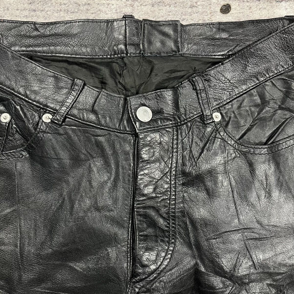 Helmut Lang Vintage Helmut lang leather pants Size US 30 / EU 46 - 6 Thumbnail