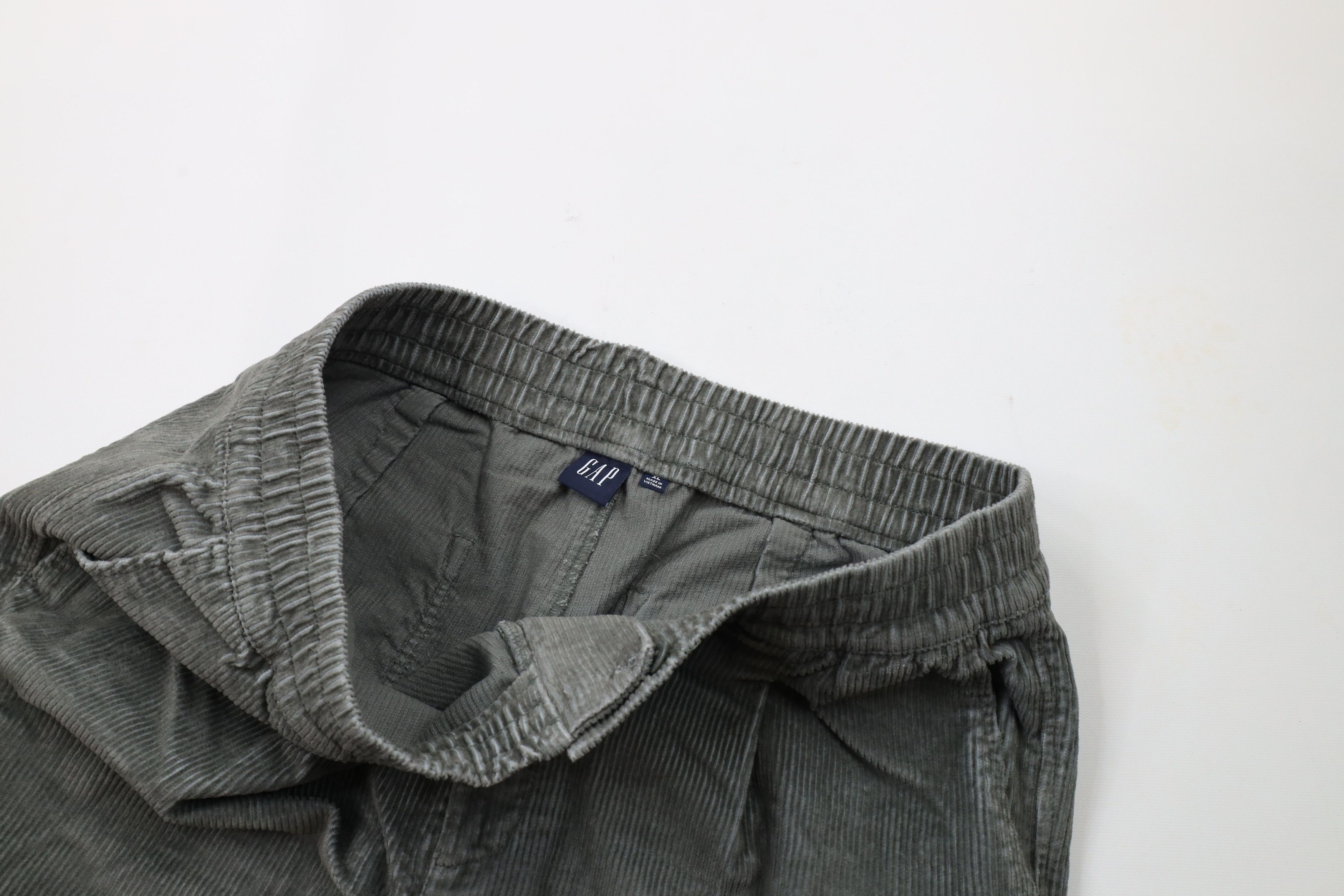 Gap × Vintage Vintage Y2K Gap Pleated High Rise Tapered Leg Corduroy Pants Size 26" / US 2 / IT 38 - 7 Thumbnail
