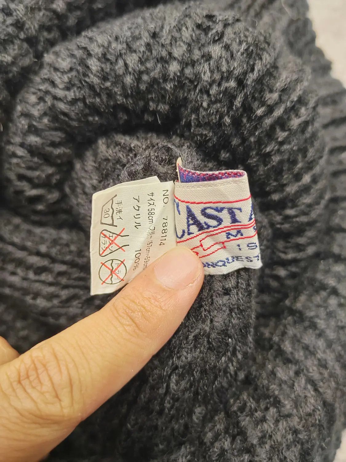 Japanese Brand × Vintage Vintage Castarno Snowcap Beanie Size ONE SIZE - 5 Thumbnail