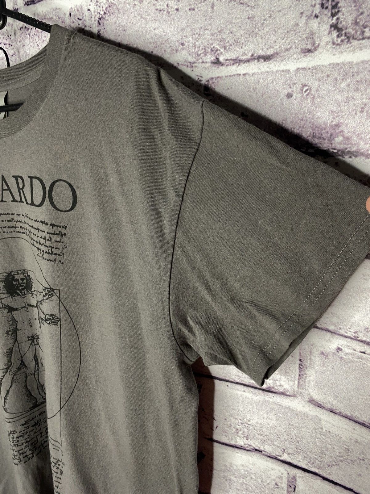 Arts & Science Mens Vintage Leonardo Da Vinci Graphic Print Art T-Shit Size US L / EU 52-54 / 3 - 2 Thumbnail