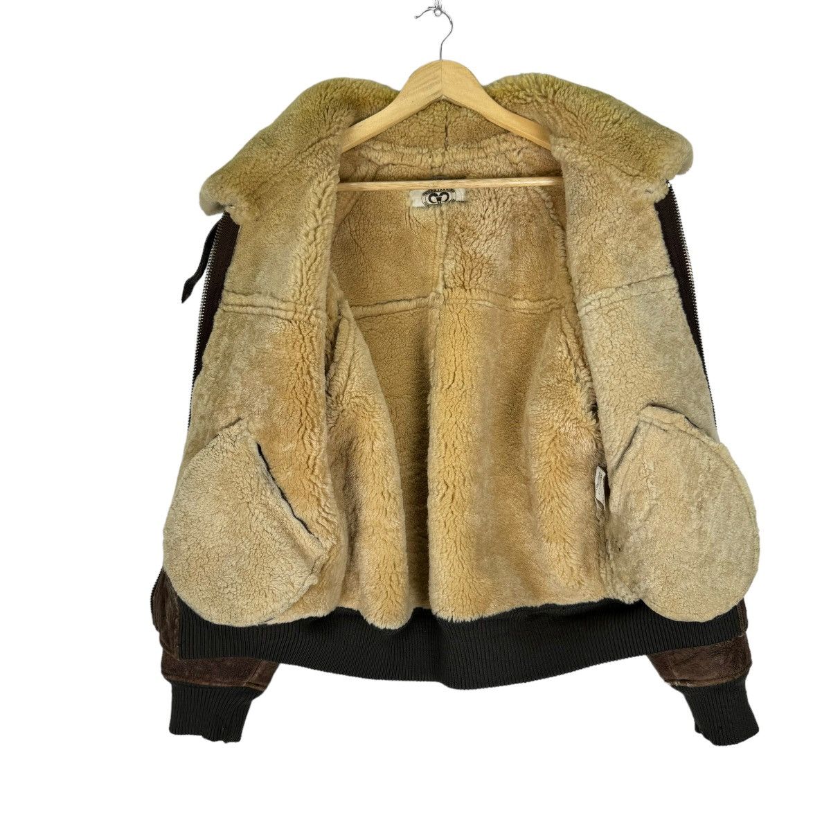 Vintage ⚡️SHEARLING TEXAS B6 SHEEPSKIN LEATHER JACKET Size US M / EU 48-50 / 2 - 8 Thumbnail