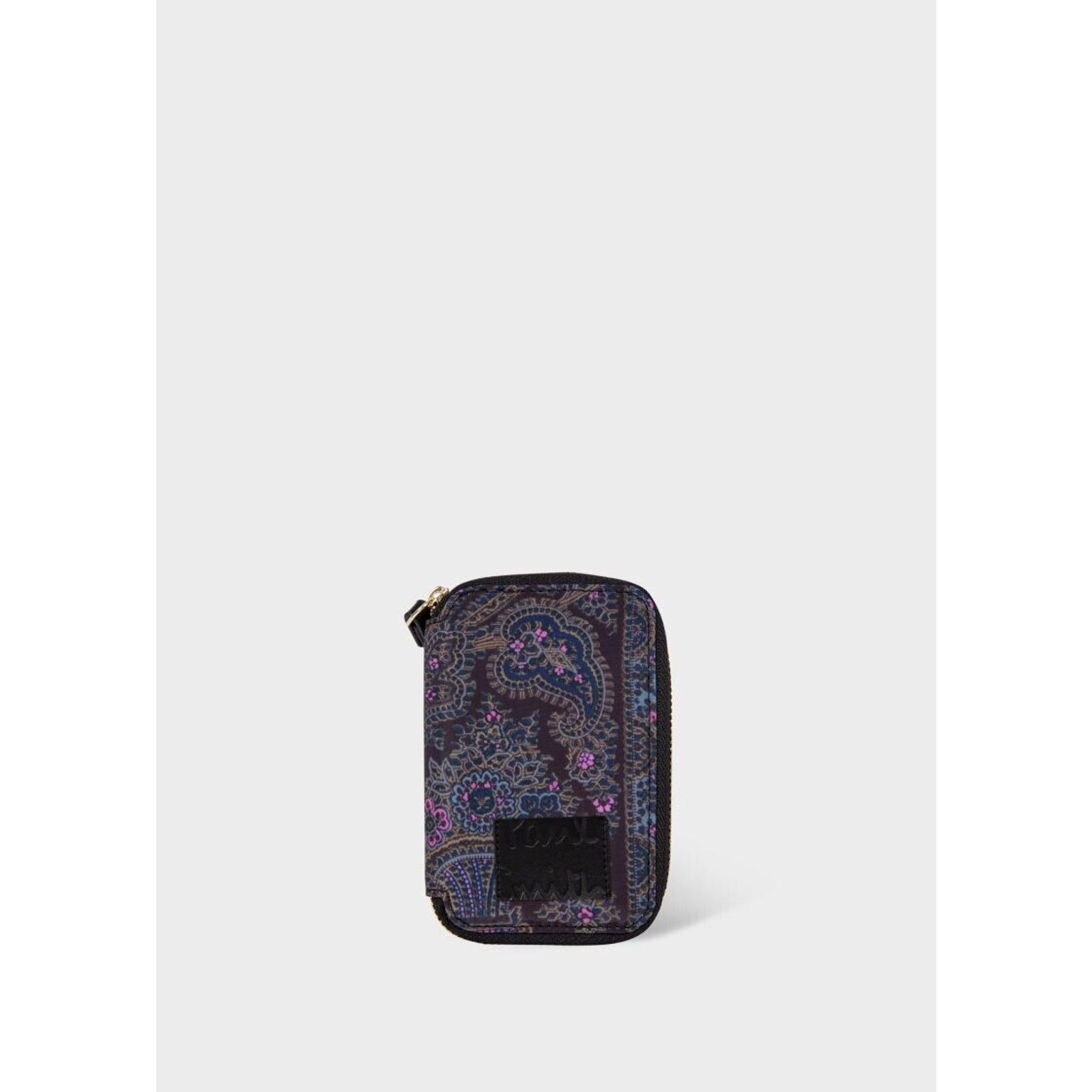 Paul Smith NWT $150 PAUL SMITH ZIP AROUND PAISLEY WRISTLET CARDHOLDER Size ONE SIZE - 4 Thumbnail