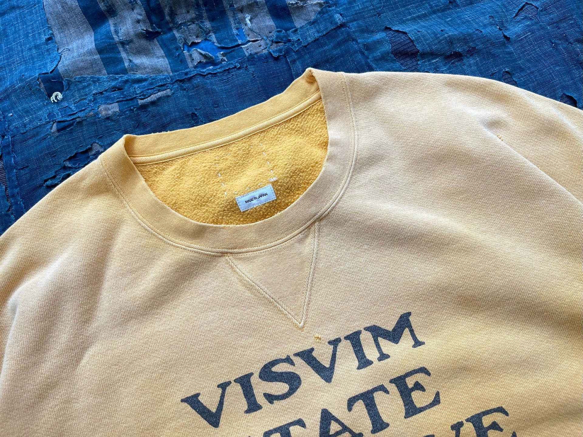 Visvim VISVIM 24AW JUMBO SB SWEAT S/S CRASH Yellow M Size US M / EU 48-50 / 2 - 3 Thumbnail