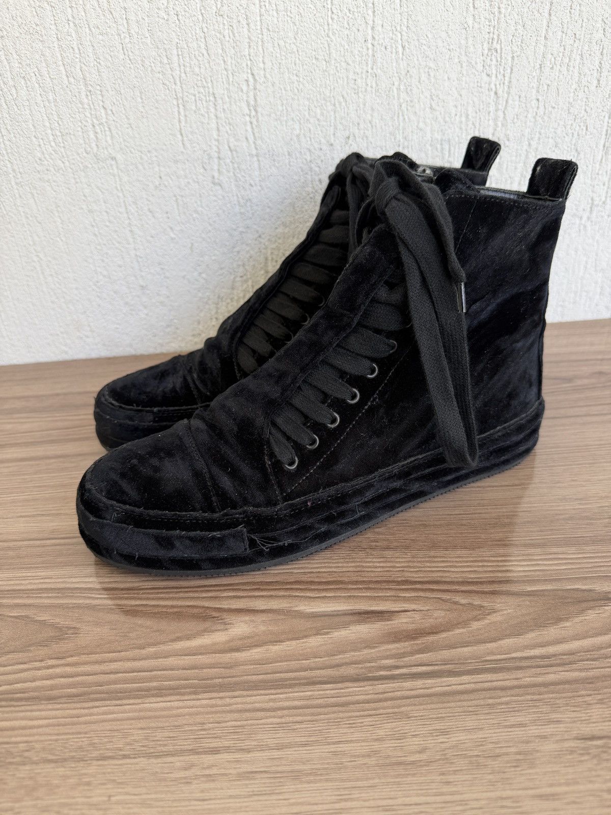 Ann Demeulemeester 🕷️Scamosciato velvet sneaker Size US 8.5 / EU 41-42 - 4 Thumbnail