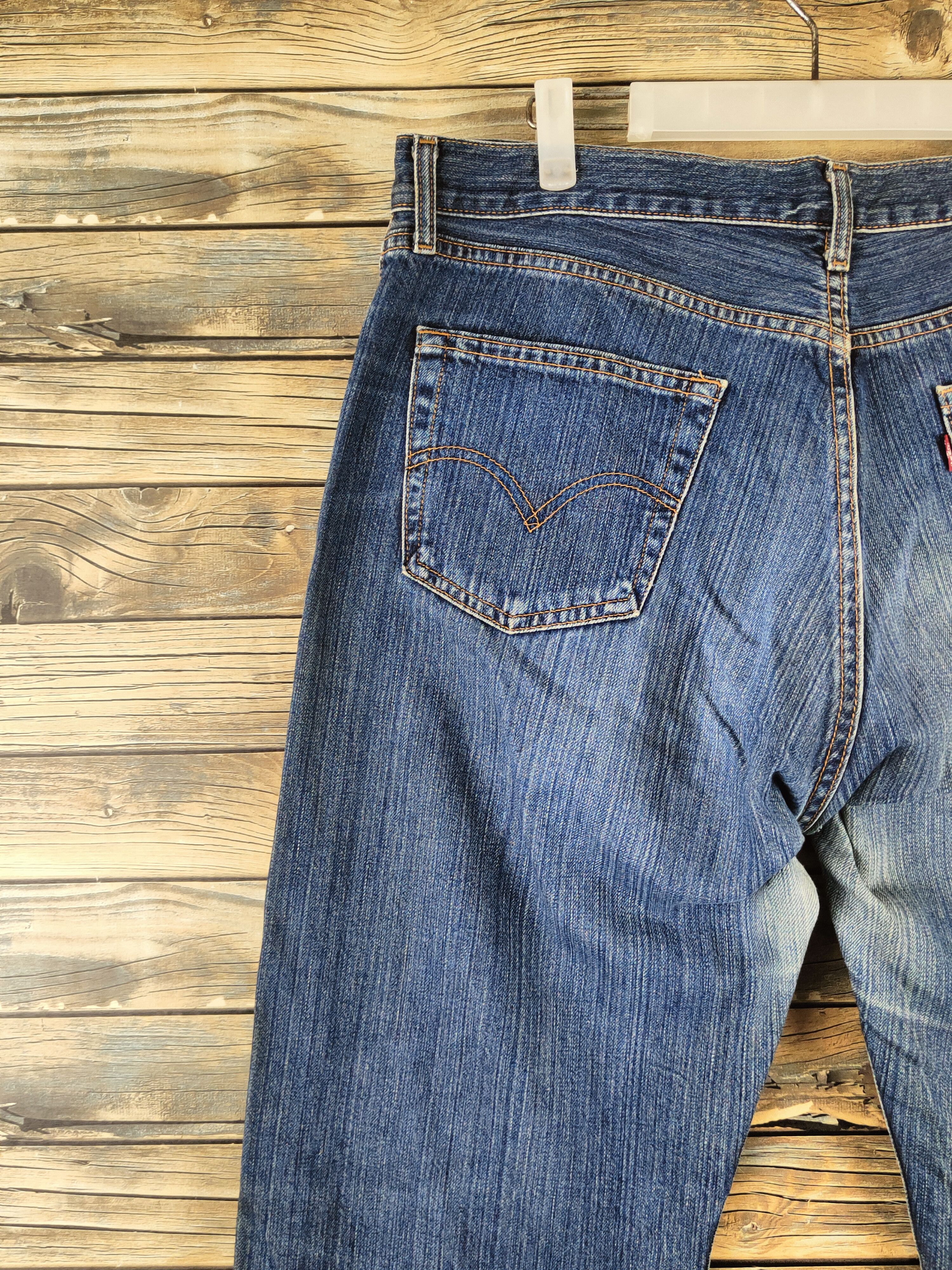 Levi's Levi's Dark Blue Distressed Ripped Jeans #S2823 Size US 36 / EU 52 - 9 Thumbnail