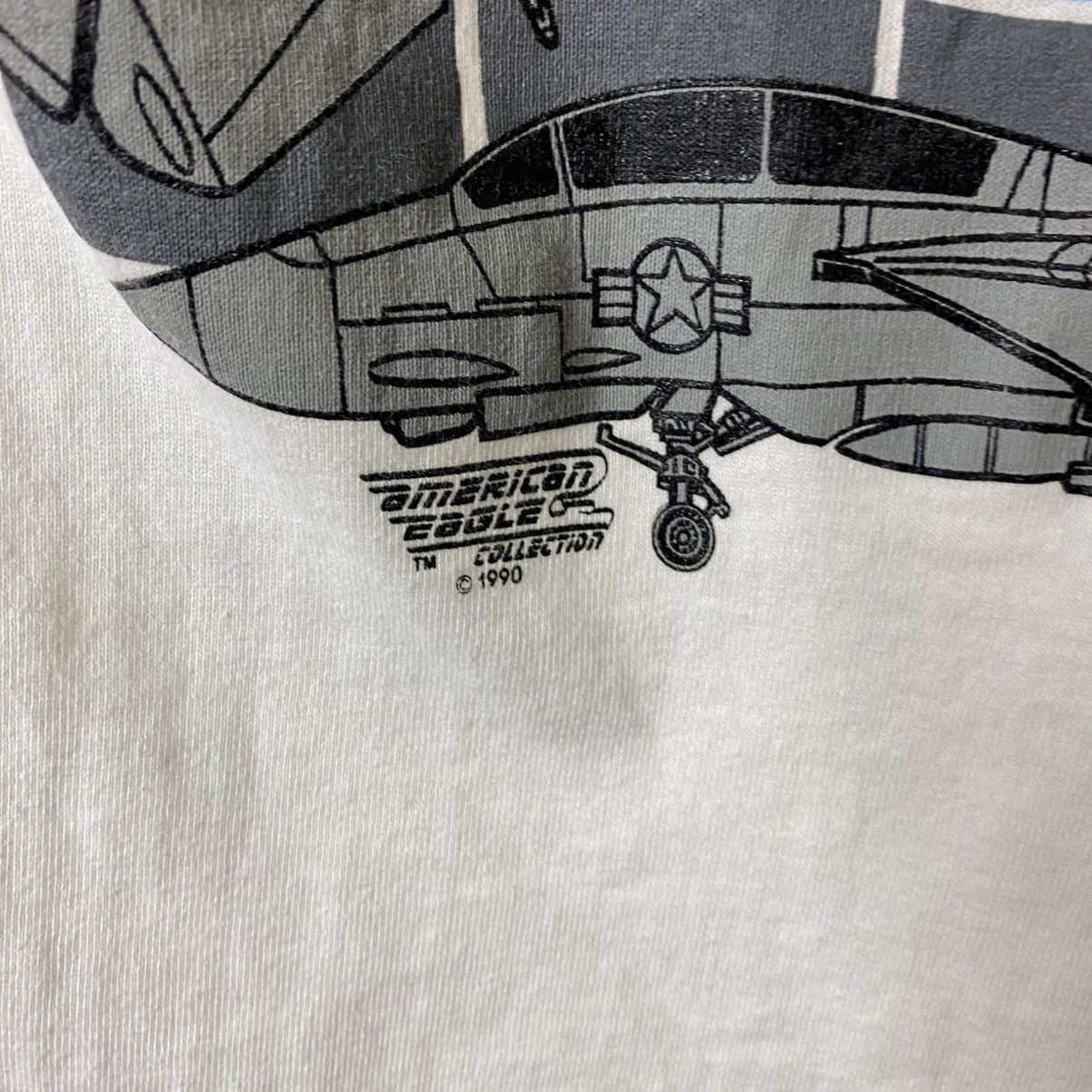 Vintage 1991 Navy TopGun F-14 Tomcat Fighter Jet T Shirt Size US S / EU 44-46 / 1 - 7 Thumbnail