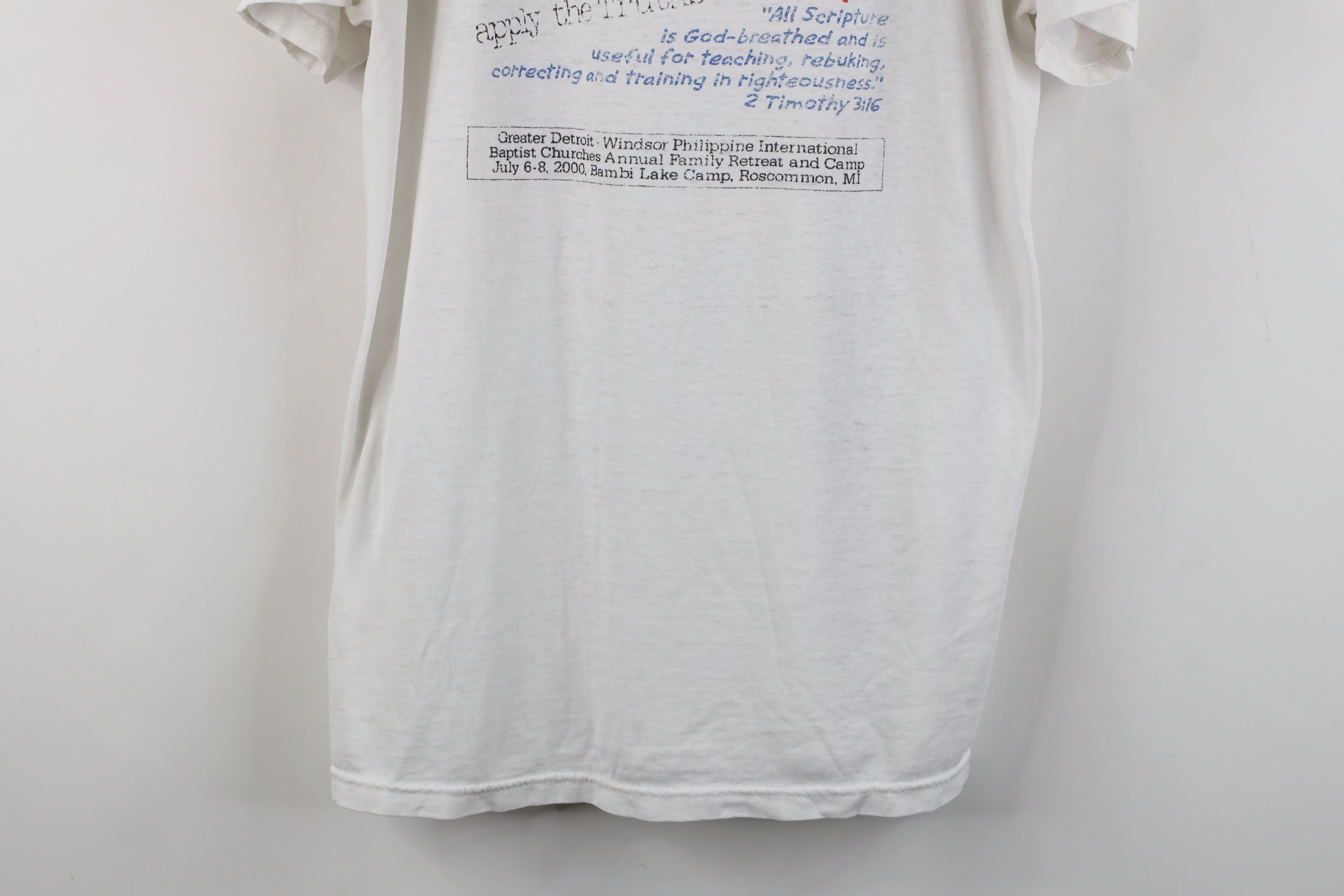 Vintage Vintage Y2K 2000 Soft Get Smart Gods Word Christian T-Shirt Size US L / EU 52-54 / 3 - 3 Thumbnail