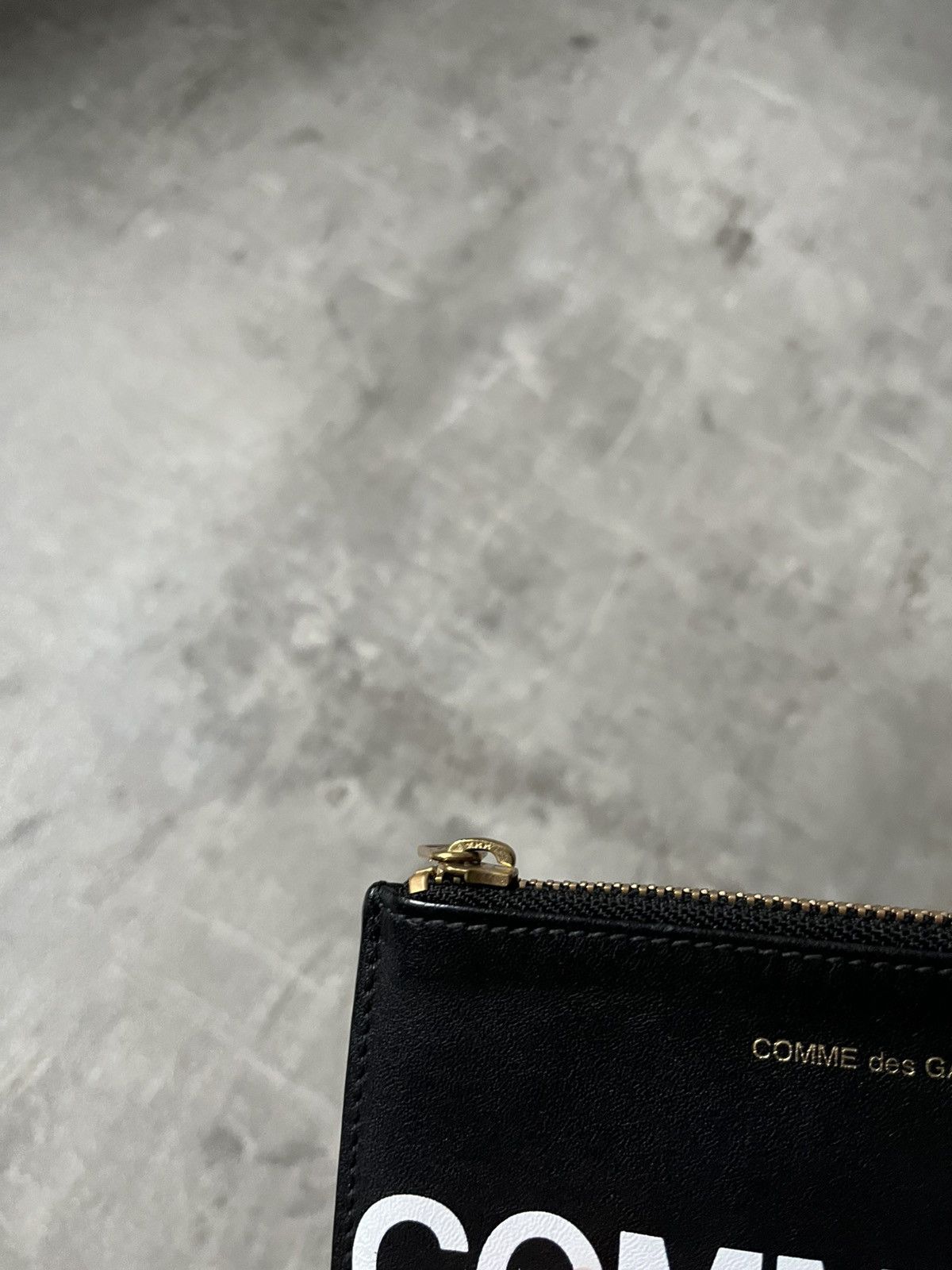 Comme des Garcons Comme des Garcons black leather wallet big logo Size ONE SIZE - 5 Thumbnail