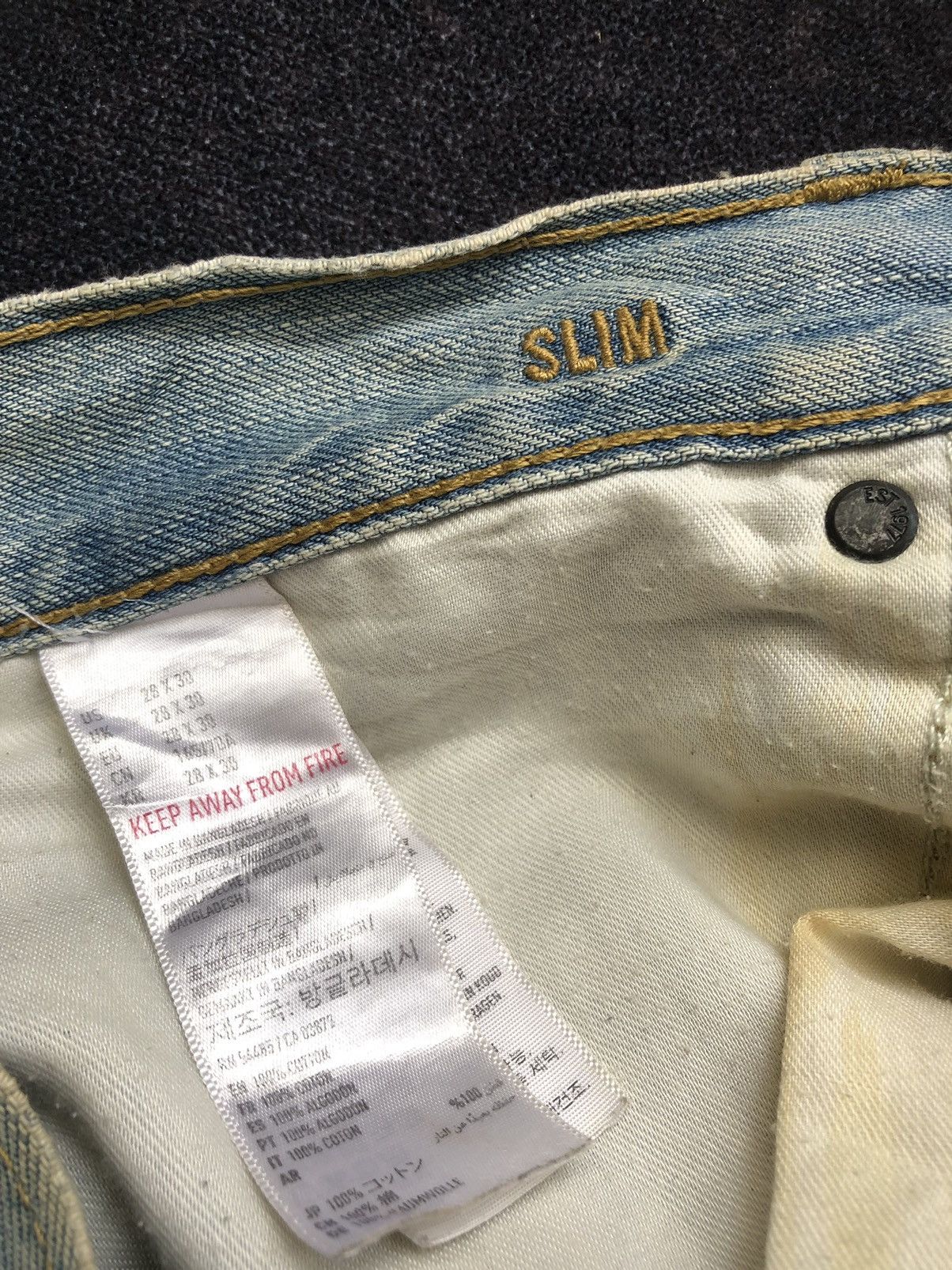American Eagle Outfitters 💸LASTDROP💸 American Eagle Ripped Rusty Jeans Punk Style Size US 32 / EU 48 - 15 Thumbnail