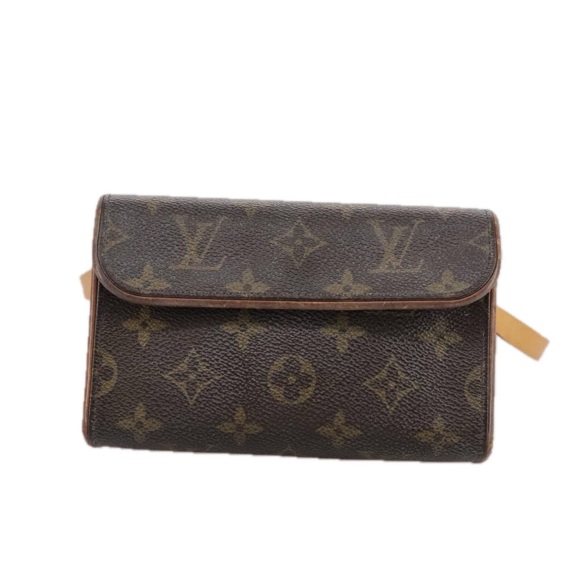 Louis Vuitton Florentine Brown Canvas Clutch Bag (Pre-Owned) Size ONE SIZE - 1 Thumbnail