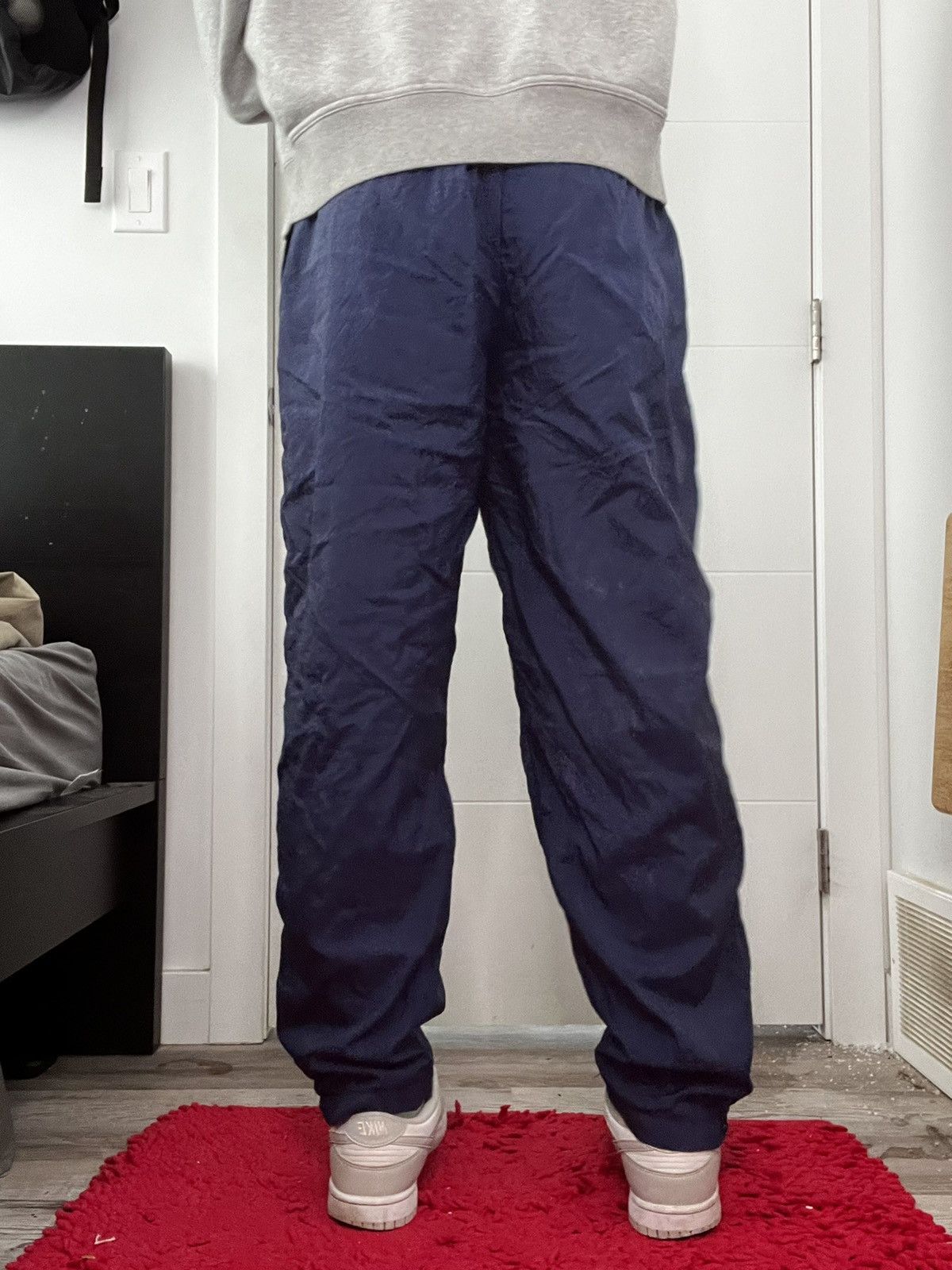 Designer × Nike × Vintage Navy Nike Trackpants Size US 36 / EU 52 - 4 Thumbnail