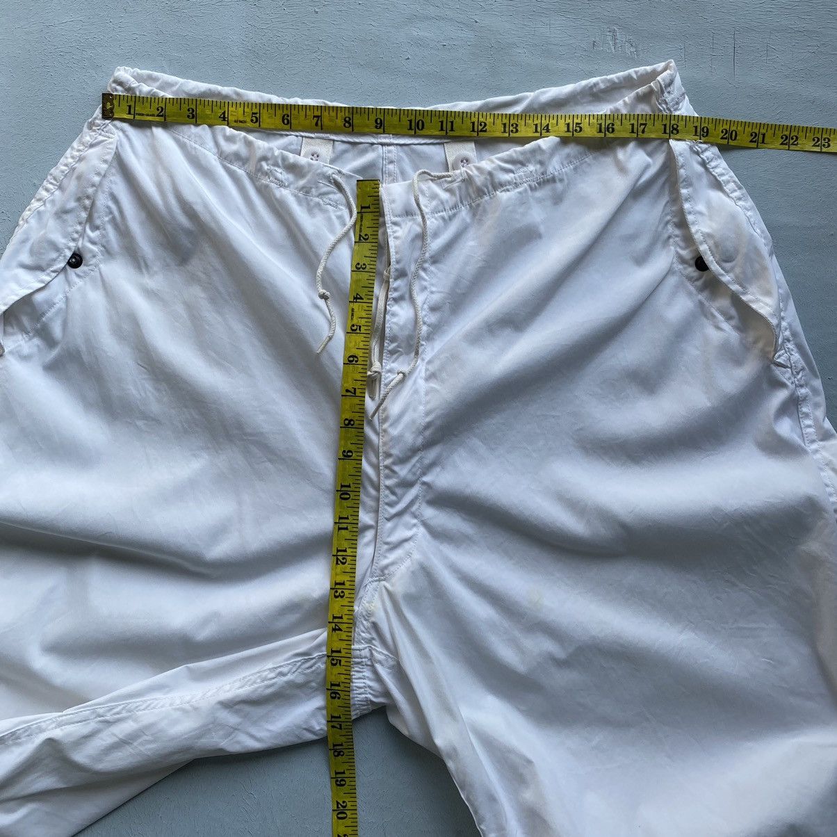 Japanese Brand TRS ARTIC WHITE SNOW CAMOFLAGE PANTS Size US 35 - 17 Thumbnail