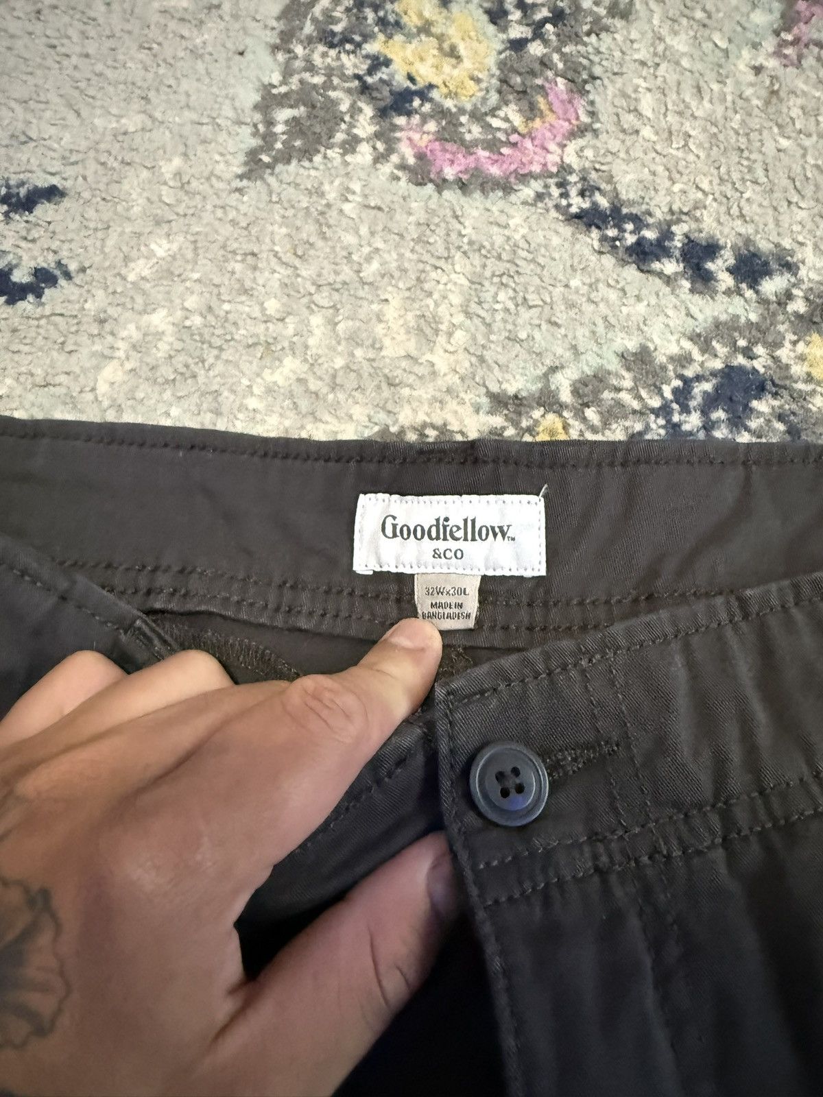 Target Basics Goodfellow cargo pants Size US 32 / EU 48 - 3 Thumbnail