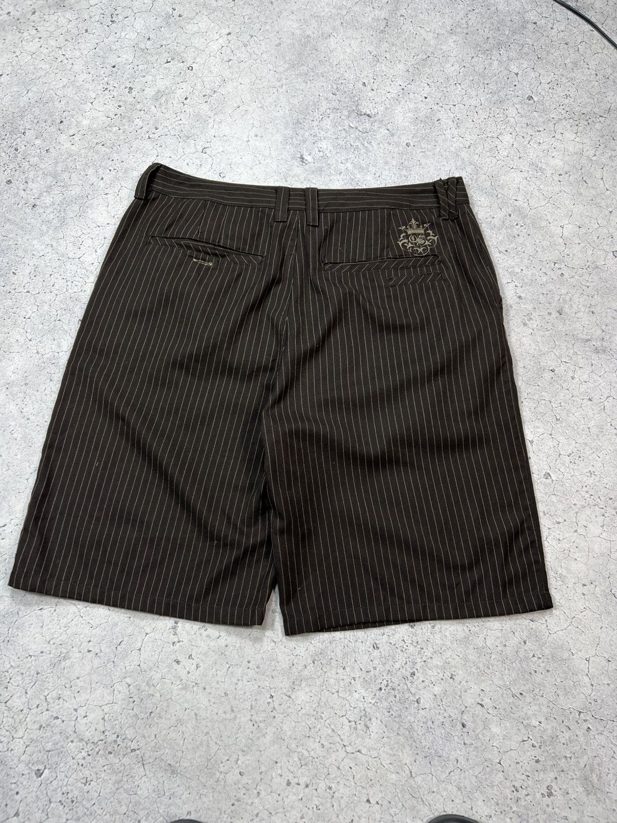 Quiksilver Vintage Quiksilver Cotton Brown Stripped Shorts 90s Surf Size US 36 / EU 52 - 8 Thumbnail
