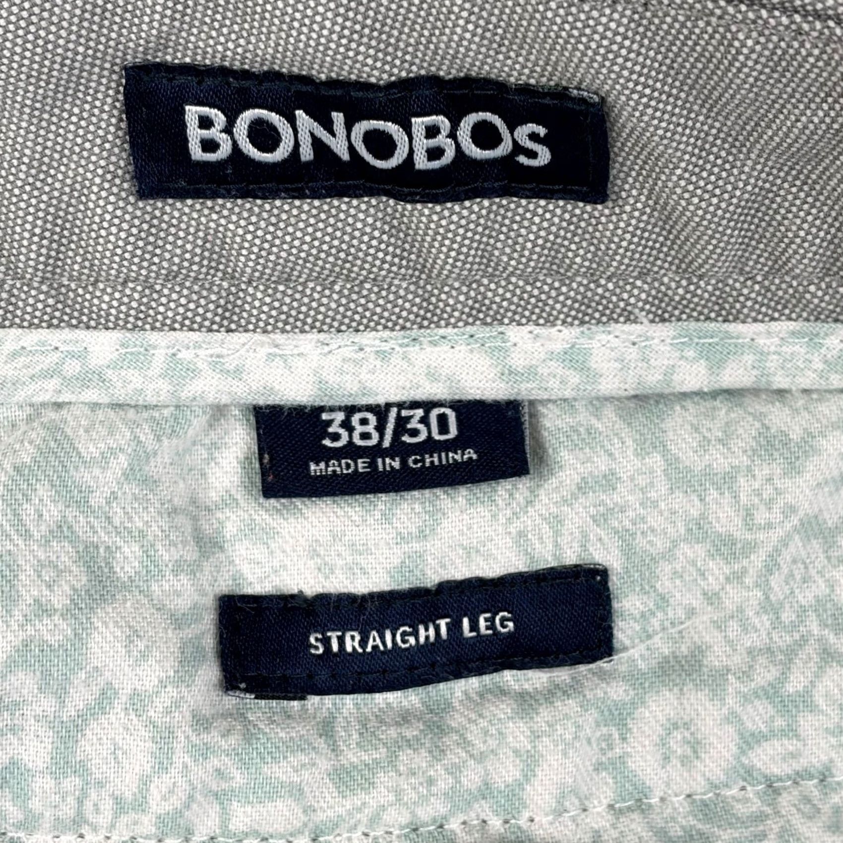 Bonobos Bonobos Chino Pants Light Grey 100% Cotton 38x30 Straight Leg Casual Trousers Mens Size US 38 / EU 54 - 7 Thumbnail