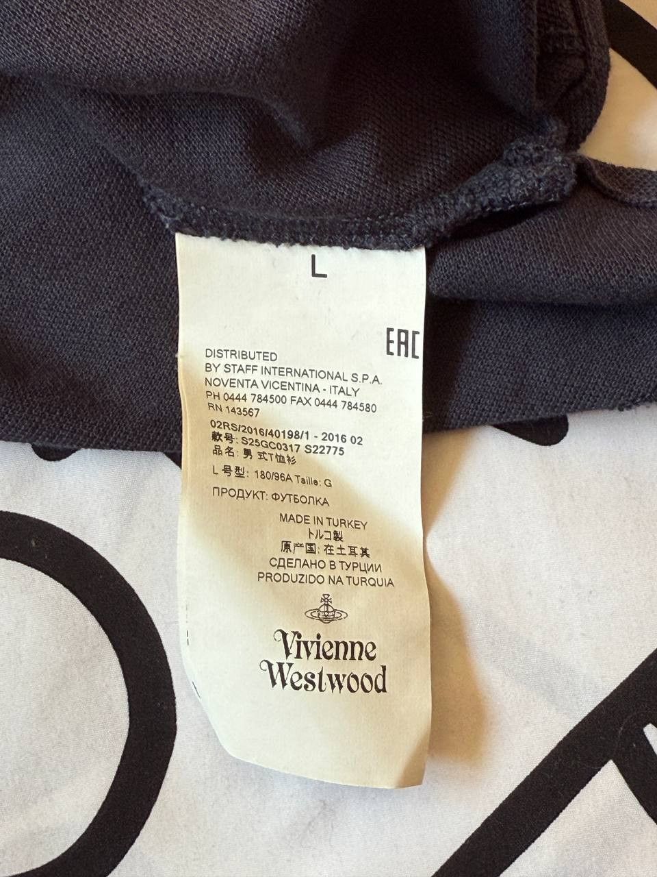 Vivienne Westwood Vivienne Westwood polo shirt in navy Size L Size US L / EU 52-54 / 3 - 4 Thumbnail