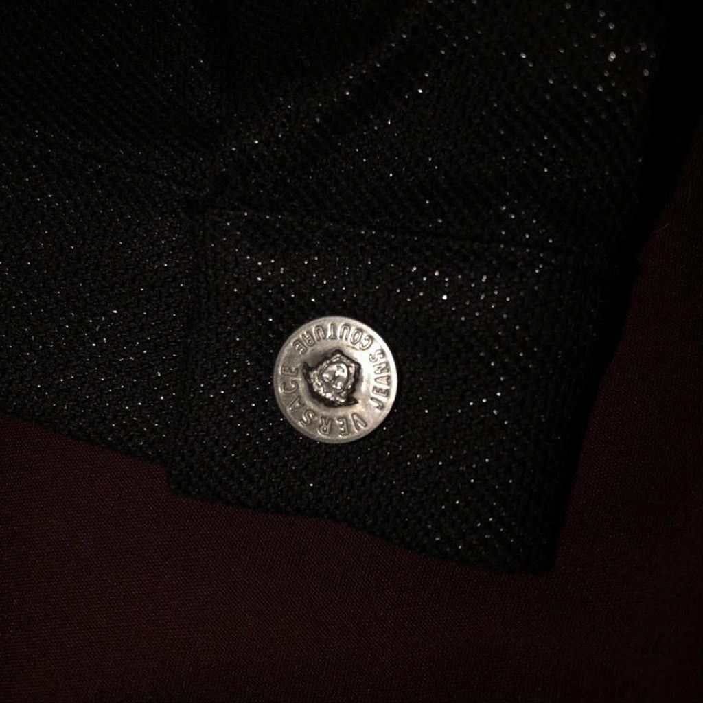 Versace Jeans Couture Versace Jeans Couture Black Jean Jacket Size XS Size XS / US 0-2 / IT 36-38 - 4 Thumbnail