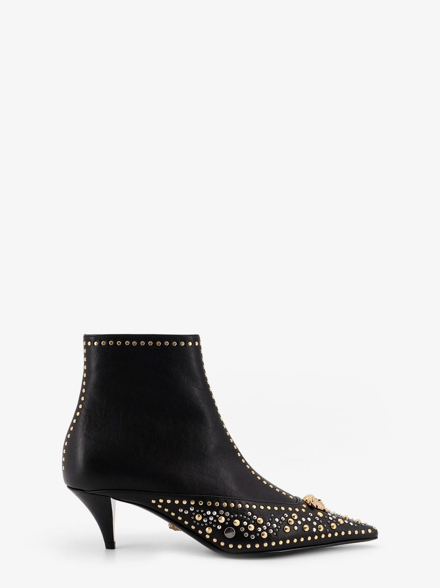 Versace Leather Ankle Boots Size US 6.5 / IT 36.5 - 1 Thumbnail