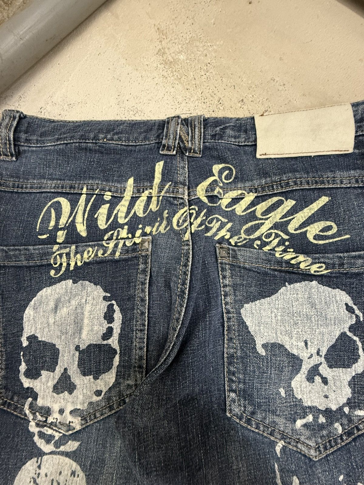 Hysteric Glamour × Japanese Brand Hysteric Glamour Style Poems Skull Studded Jeans Size US 30 / EU 46 - 9 Thumbnail