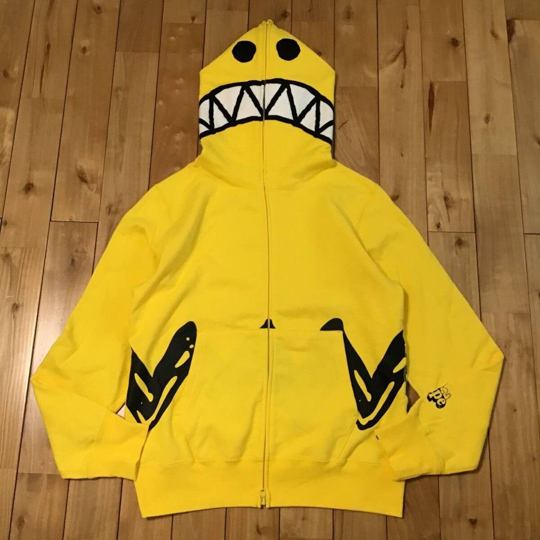 Bape BAPE X VAN GOGH MUSEUM SHARK FULL ZIP HOODIE | Grailed