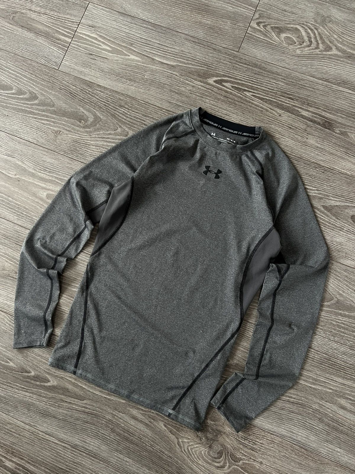 Other × Under Armour Under Armour Central Logo Onix Compression Heatgear Long Tee Size US M / EU 48-50 / 2 - 11 Thumbnail