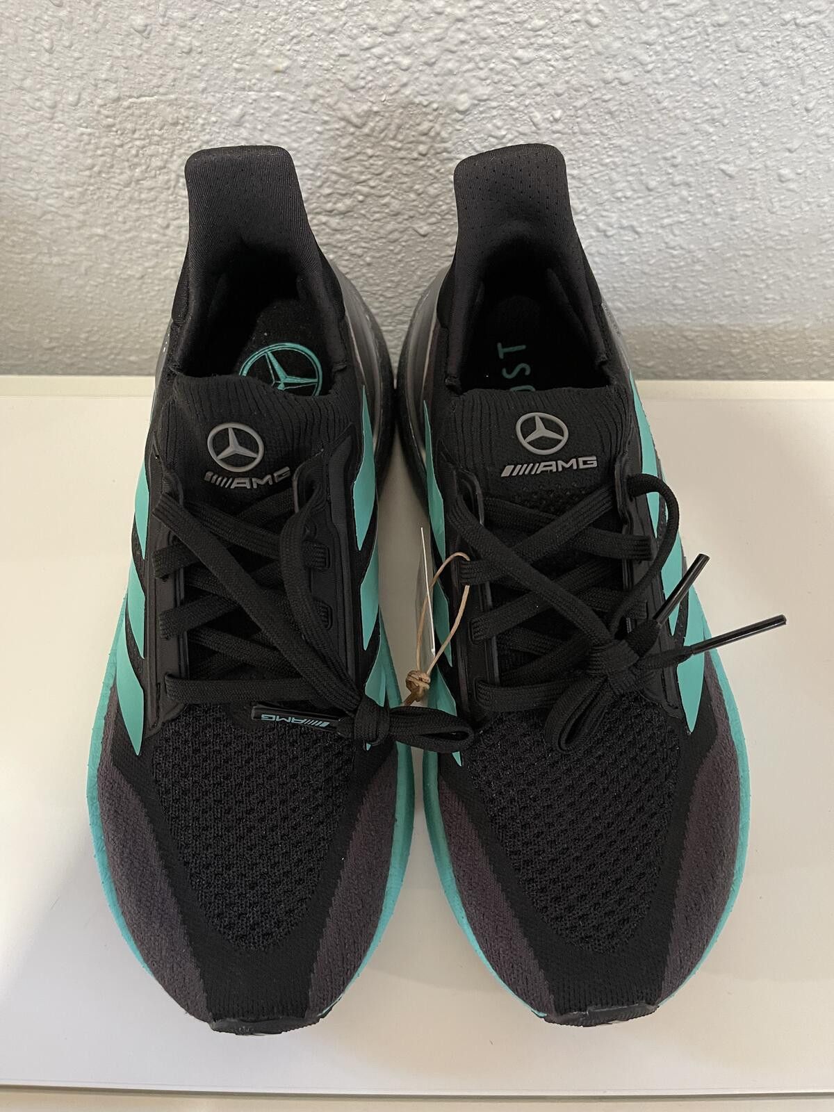 Adidas Adidas Ultraboost 22 Running Shoes Black and Turquoise Size US 7 / IT 37 - 5 Thumbnail