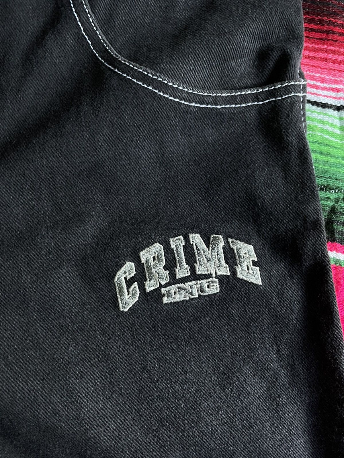 Vintage Vintage 90s Crime Inc skateboard pant Size US 36 / EU 52 - 5 Thumbnail
