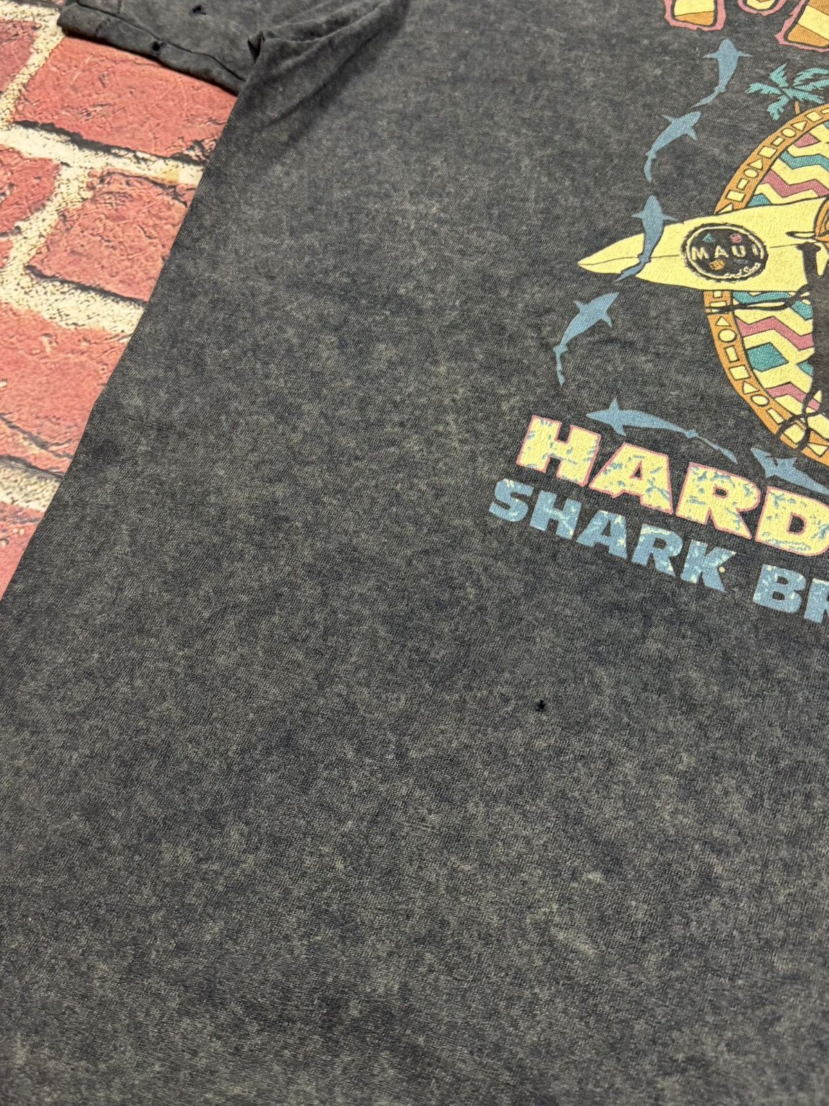 Maui and Sons Vintage Maui And Sons Hardcore Shark Tee Single Stitch Surf Size US XXL / EU 58 / 5 - 9 Thumbnail