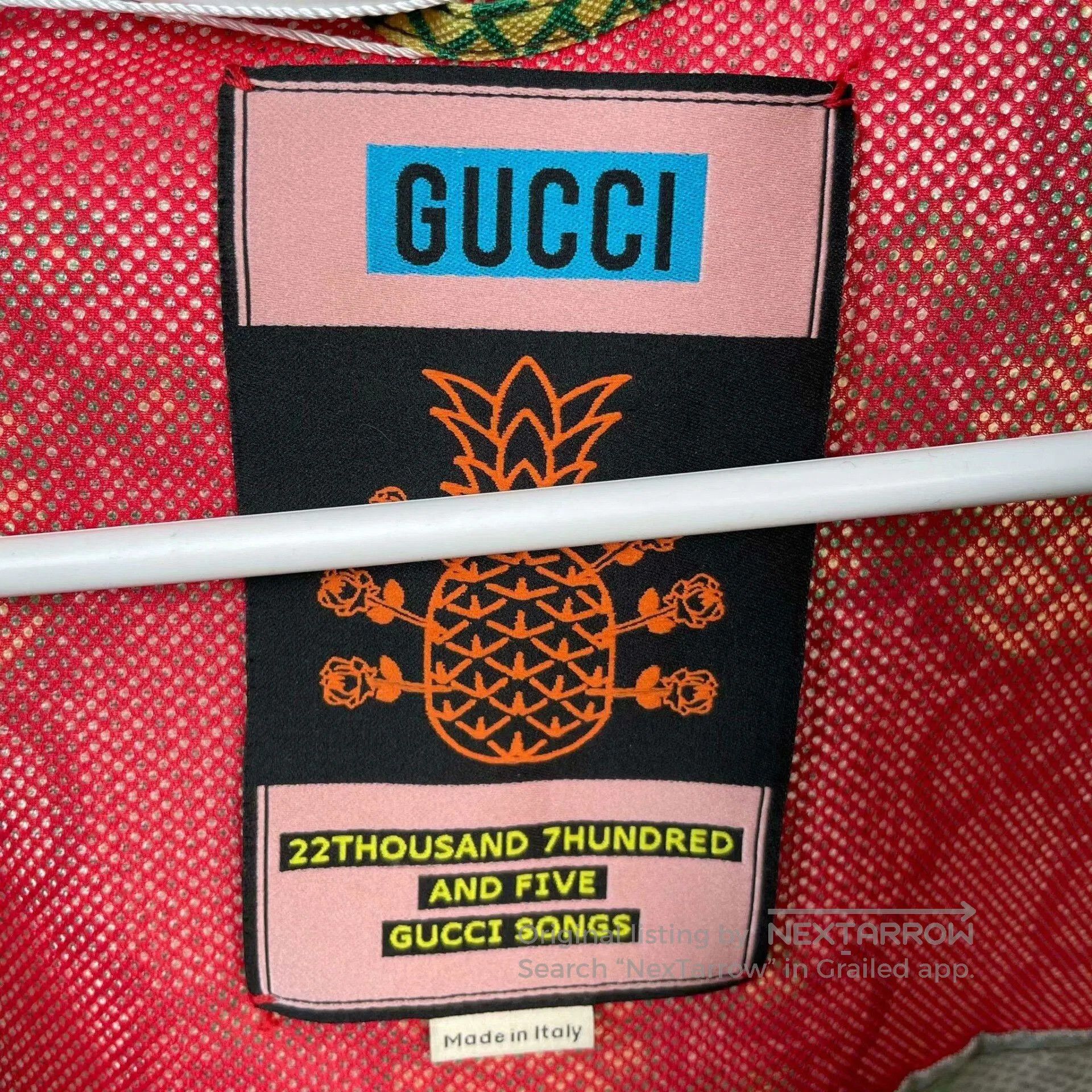Gucci Gucci Pineapple Logo Print Zip Jacket. Size US S / EU 44-46 / 1 - 7 Thumbnail