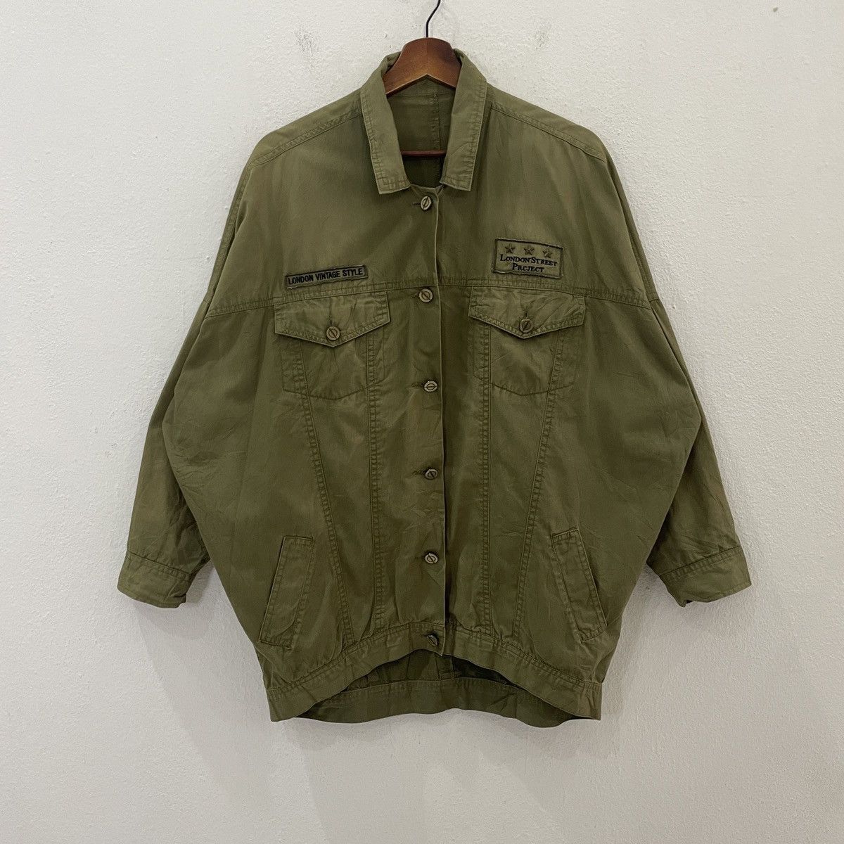 London Vintage Style Military Motive Jacket