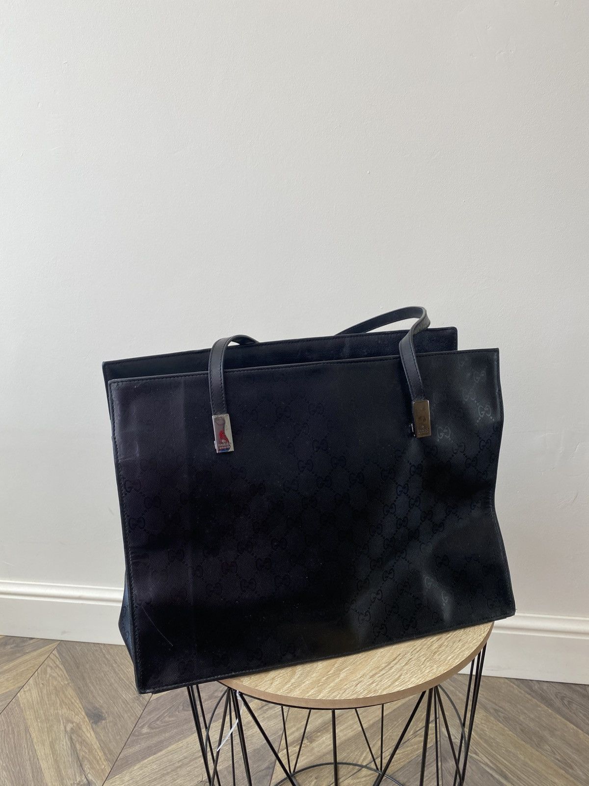 Gucci Vintage GUCCI GG Canvas Leather Black monogram bag Size ONE SIZE - 2 Thumbnail